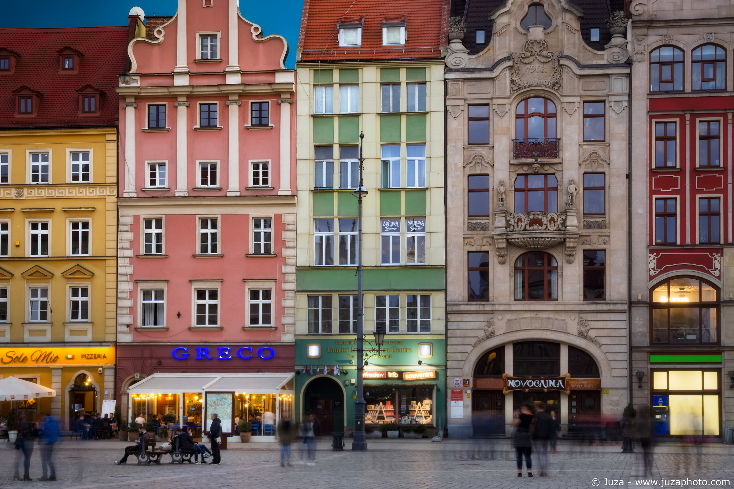 The colors of Wroclaw, Poland