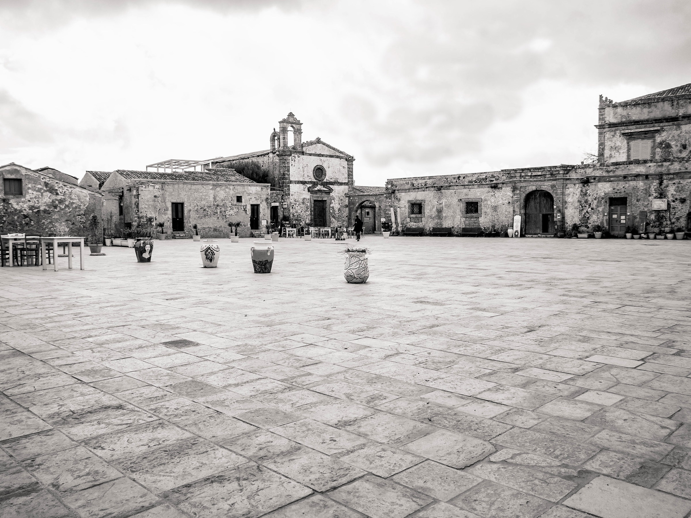 The square of the village