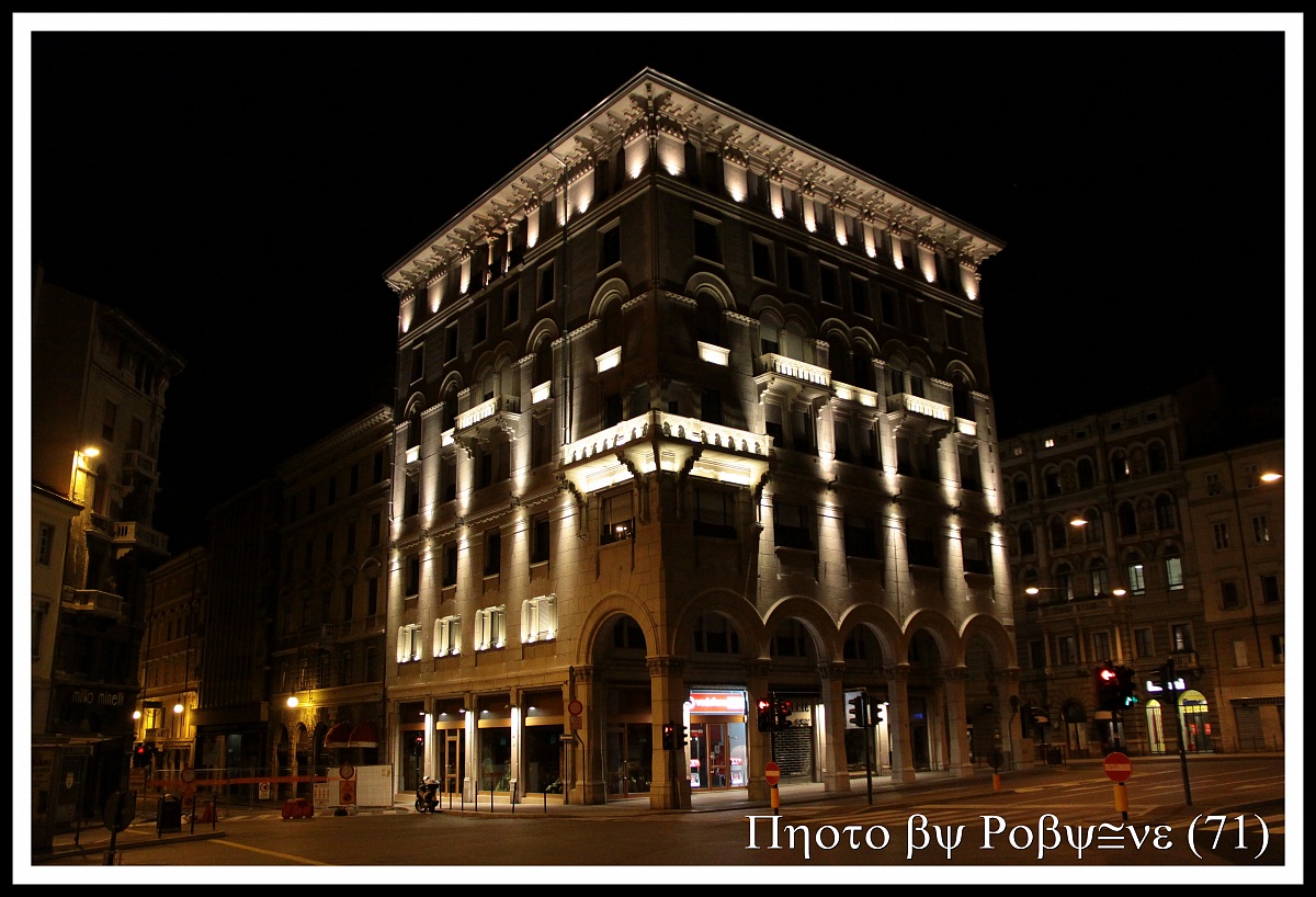 architecture at night