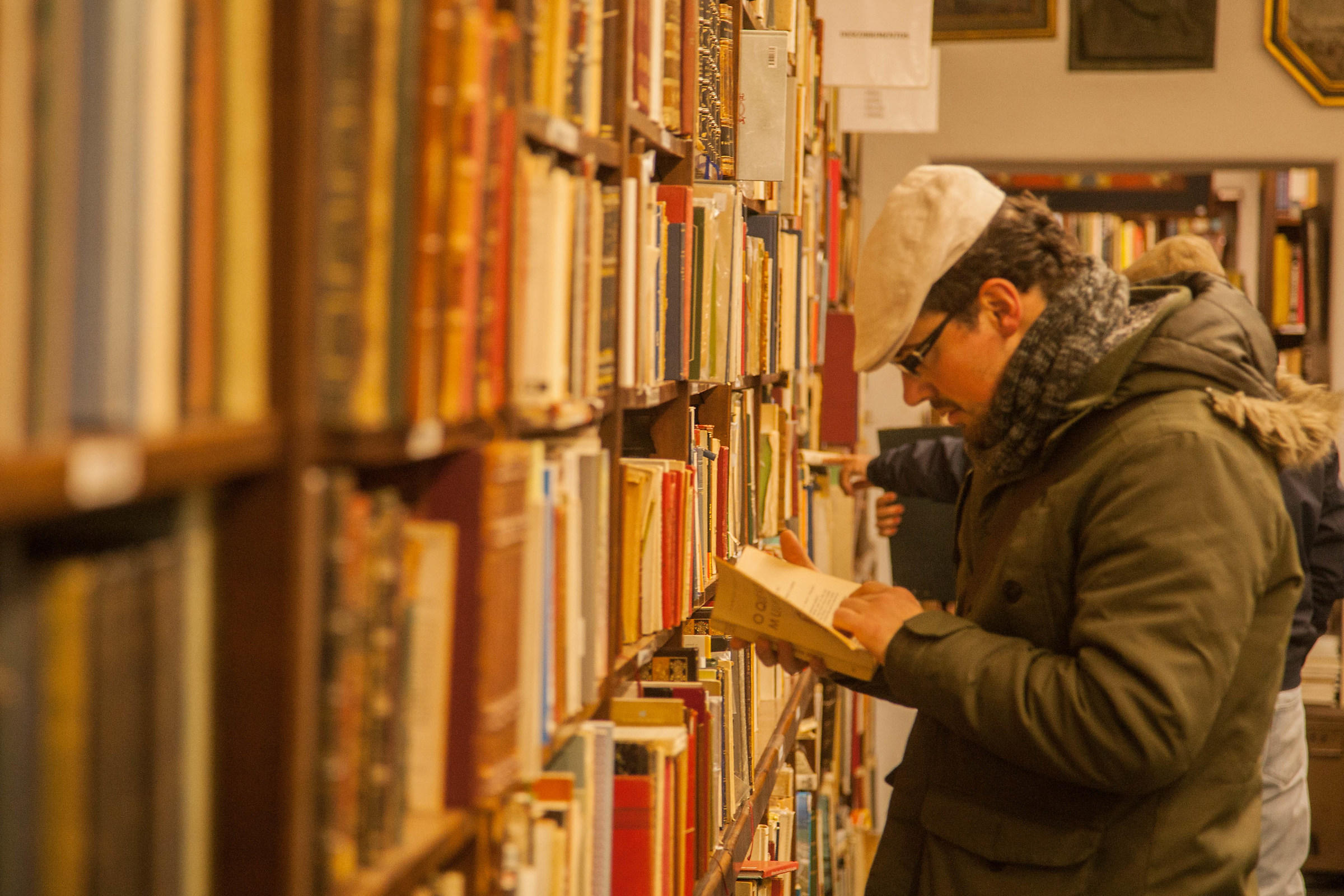 In the ancient library