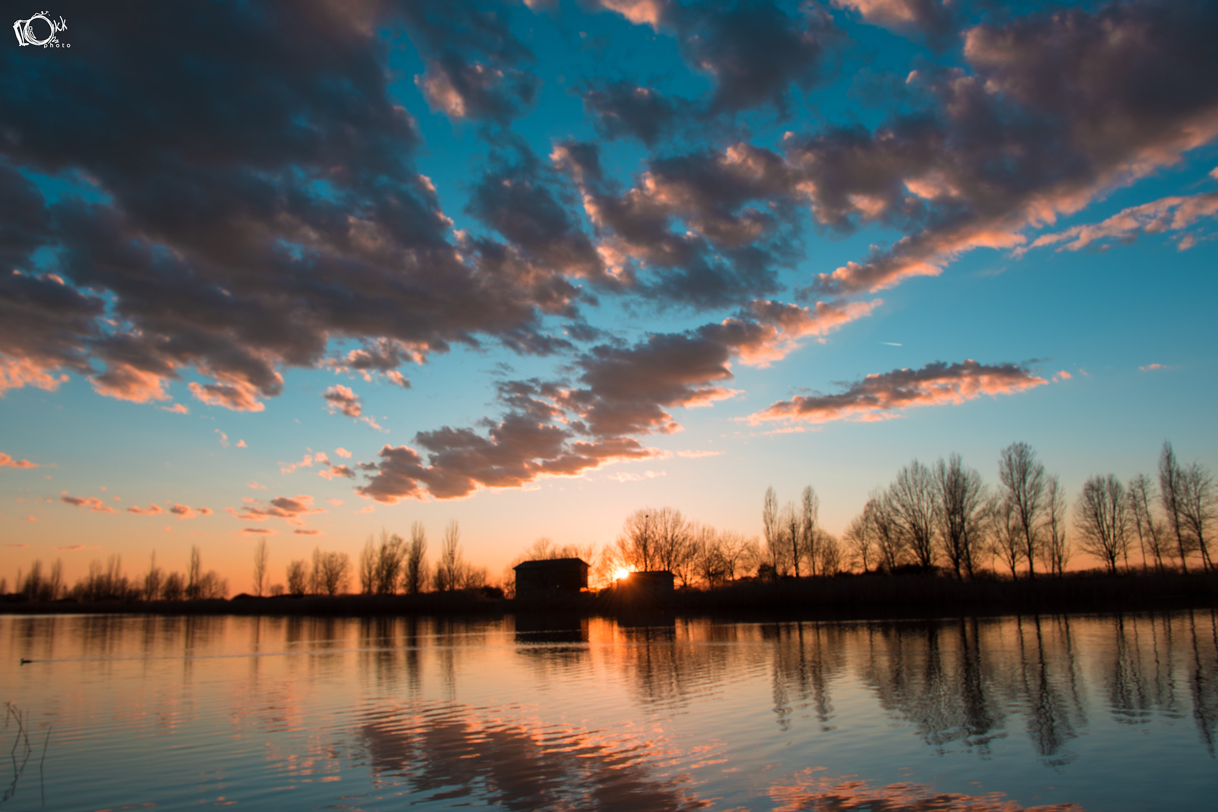 tramonto ai due laghi