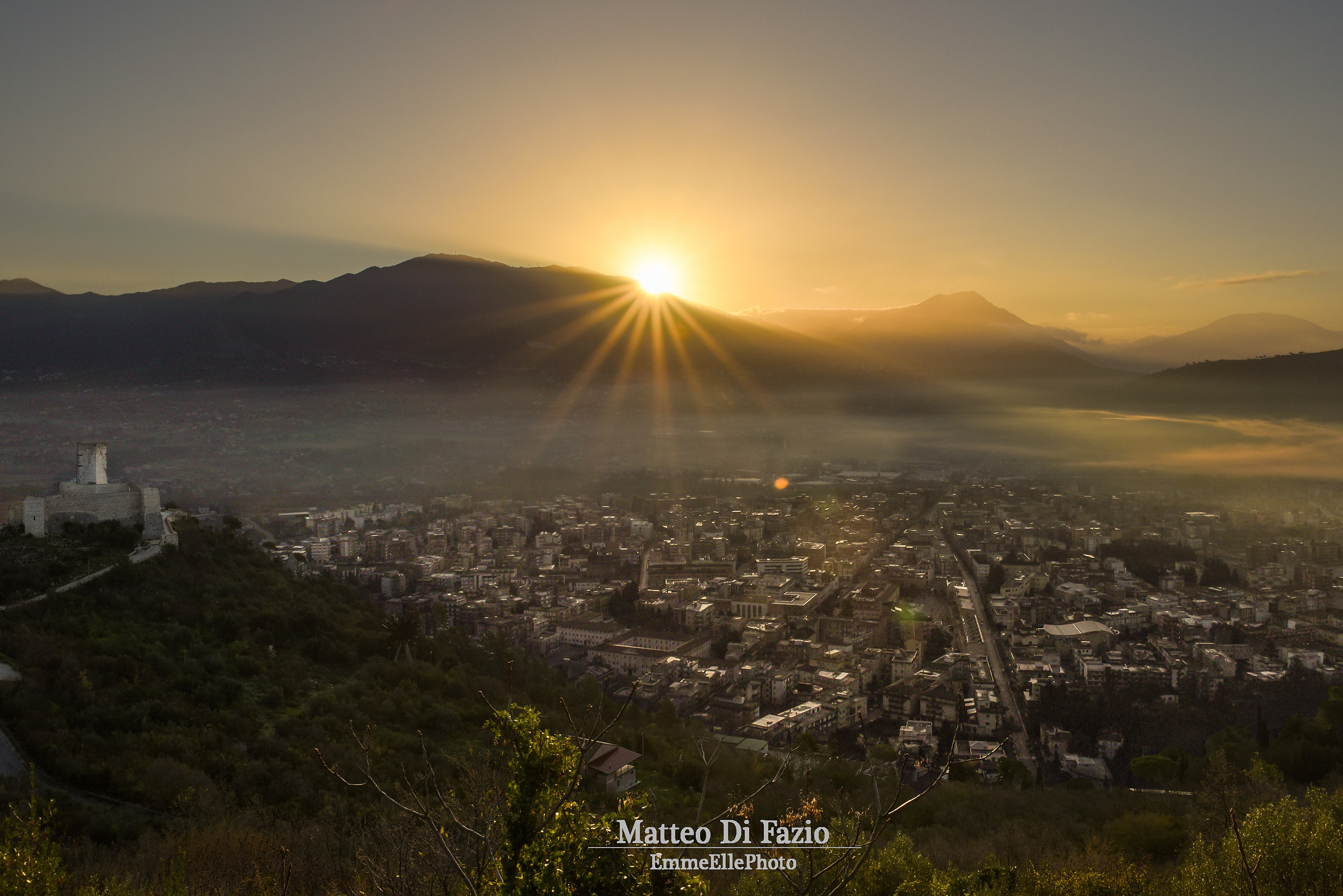 First light of day on Cassino