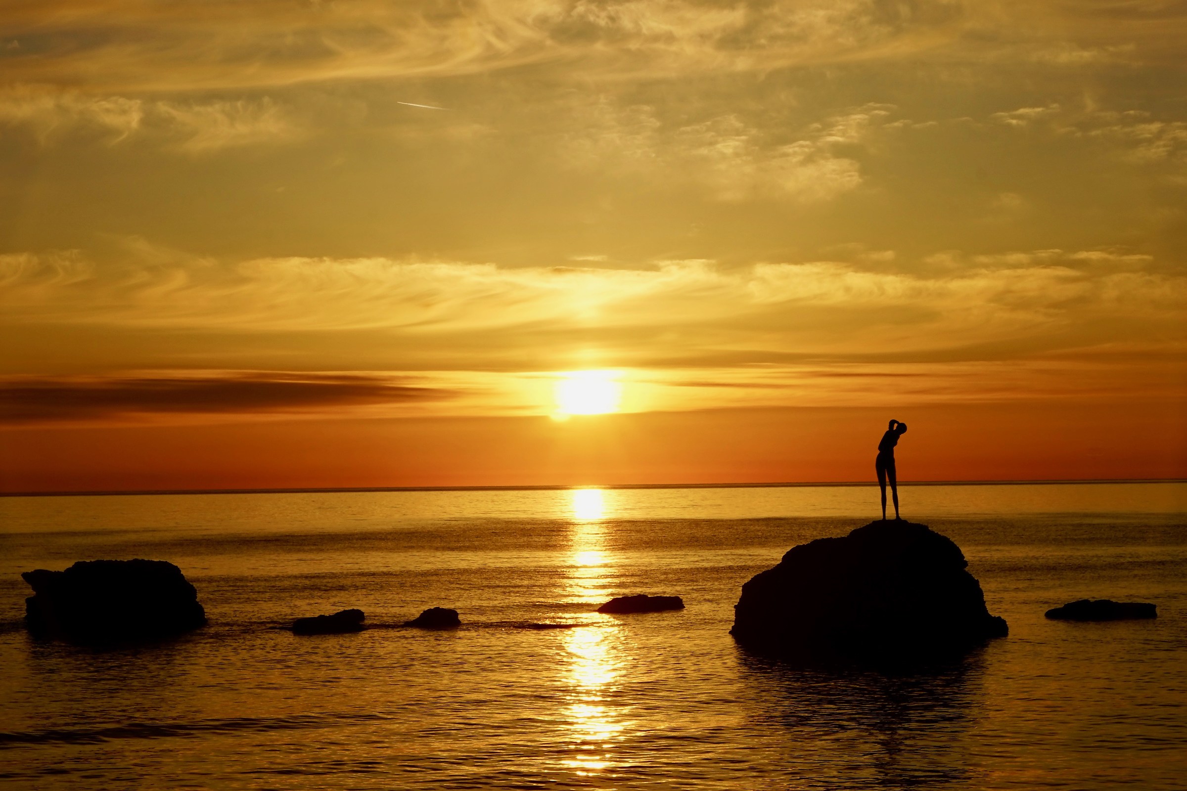 Alba alla Sirenetta di Vasto Marina.
