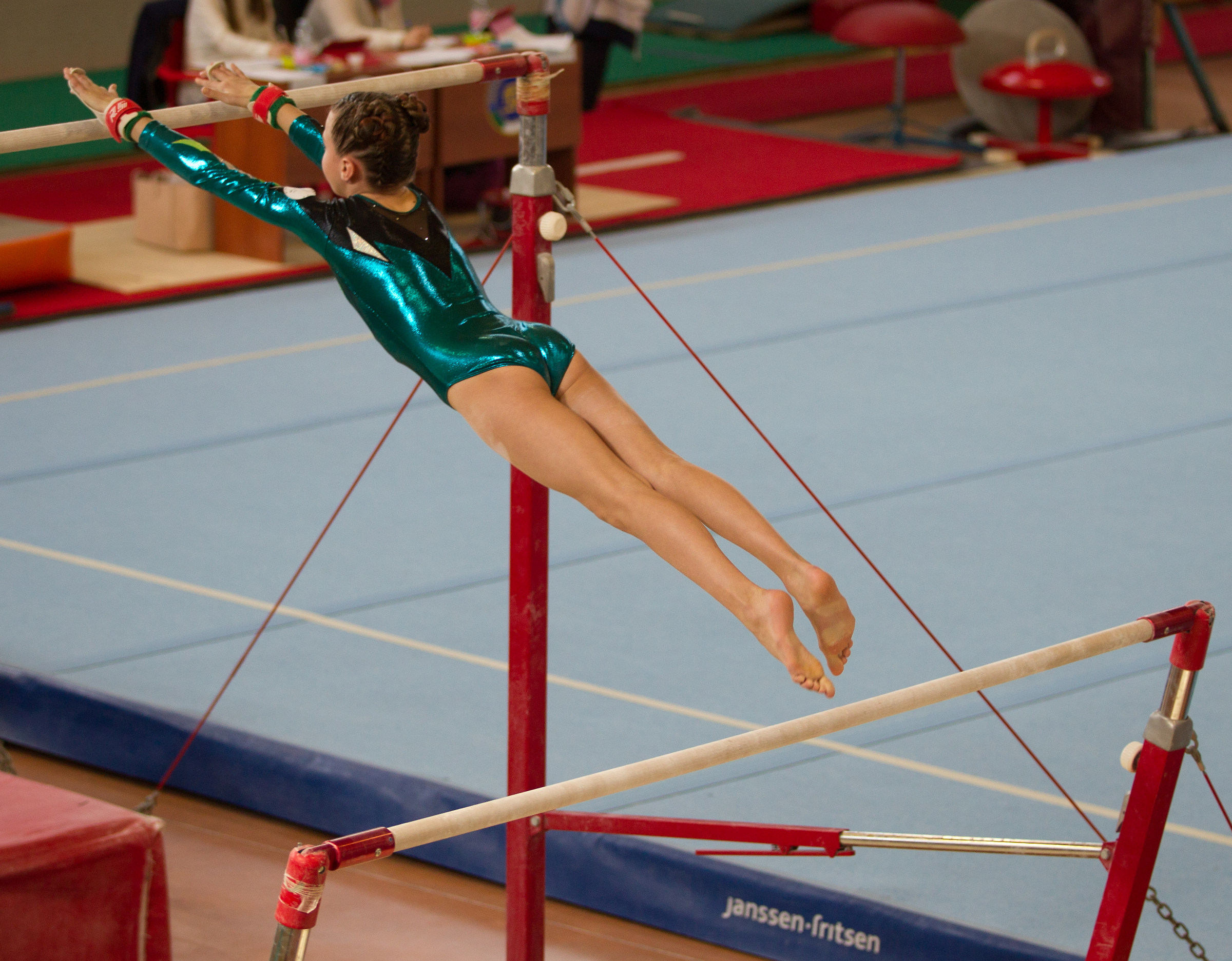 The parallel bars