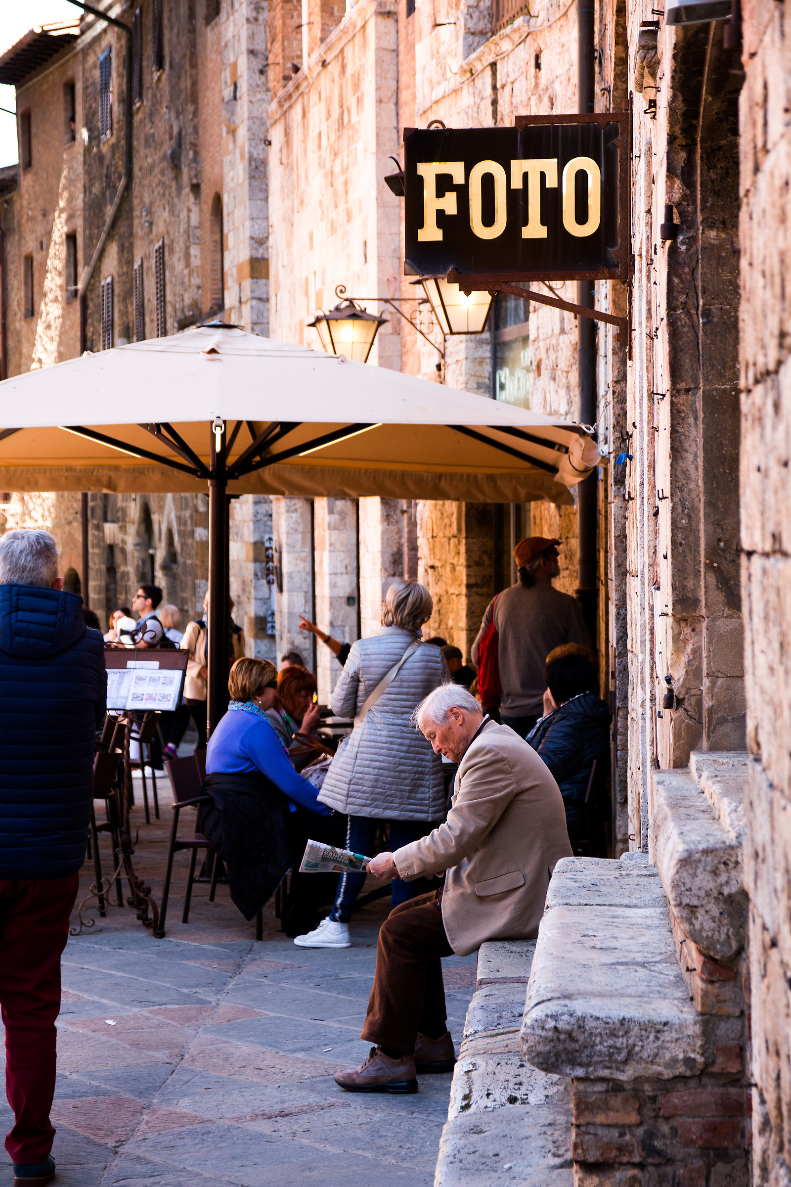 Street, San Gimignano