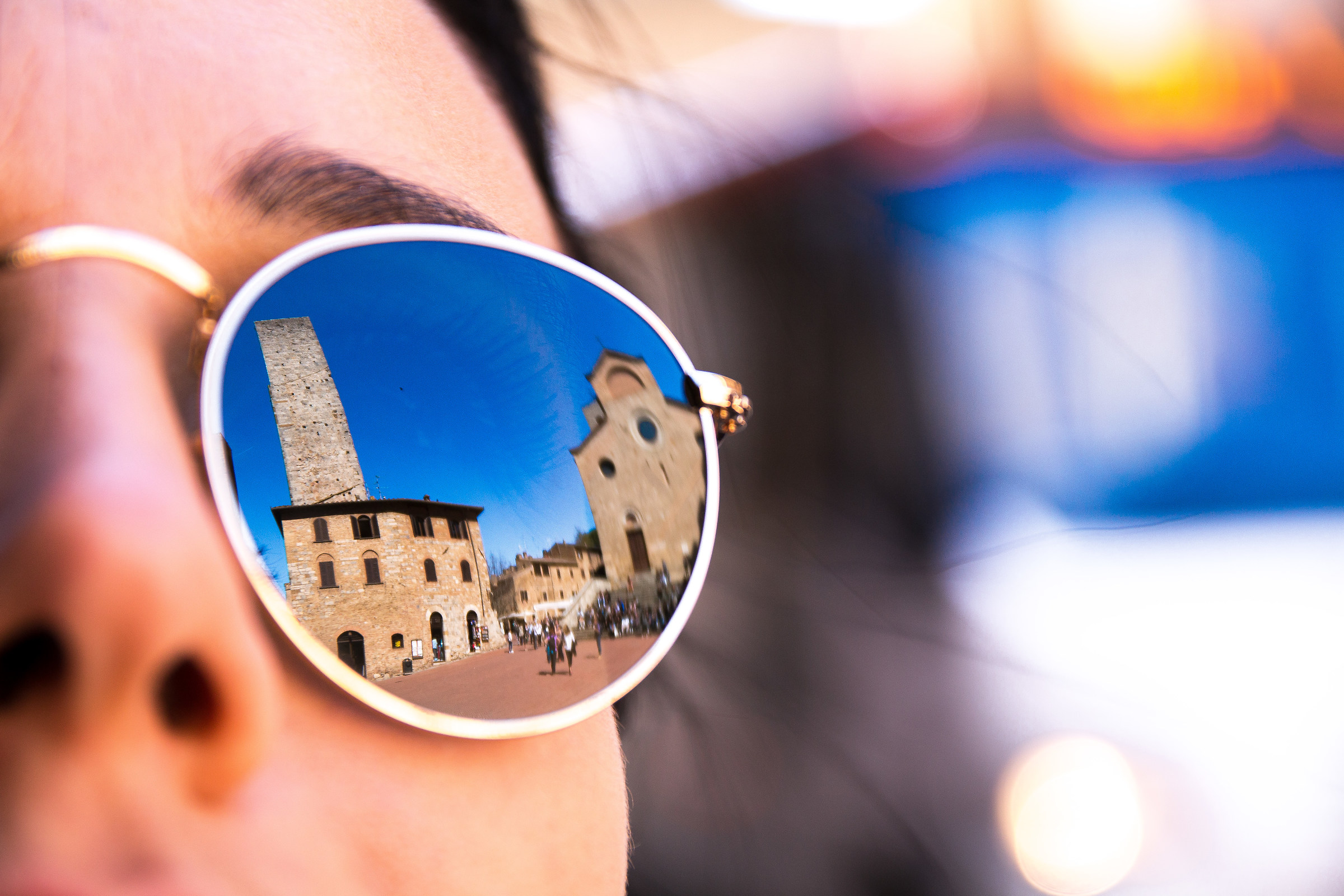 Sunny day in San Gimignano