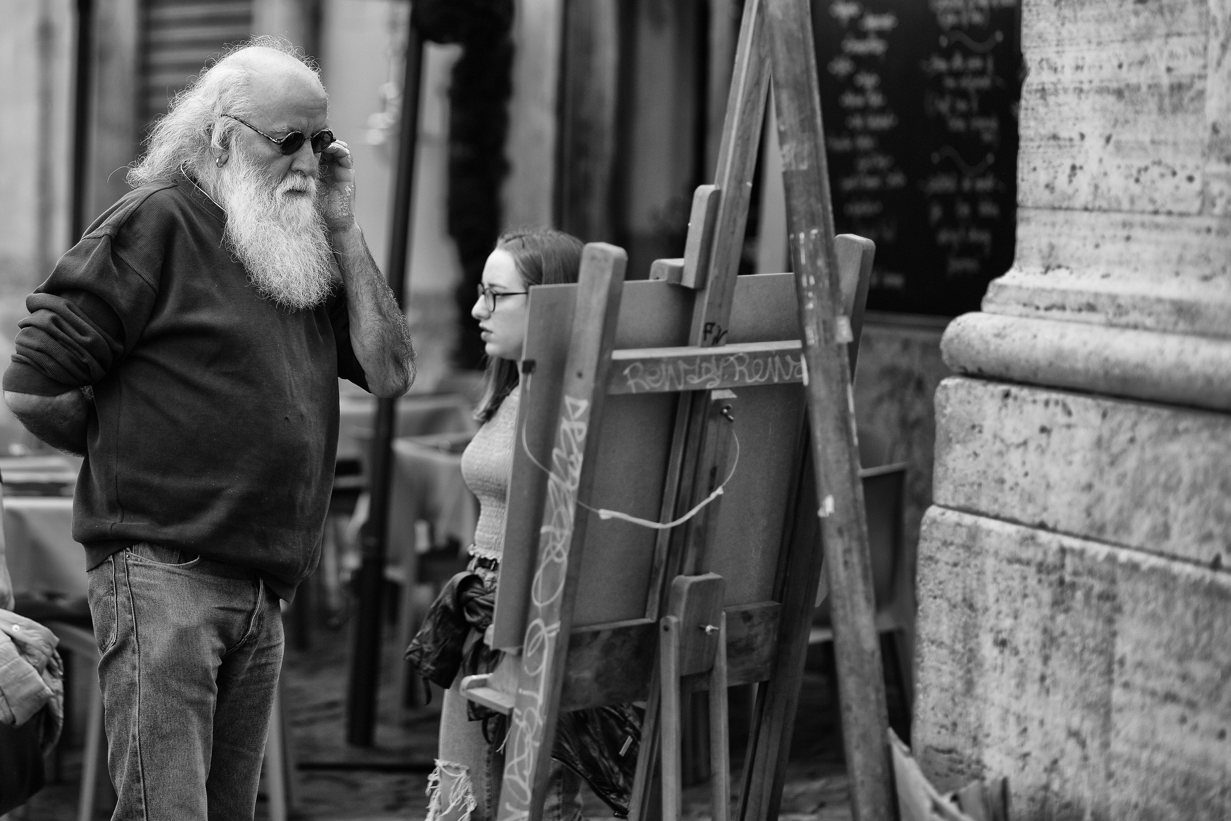 il pittore perplesso