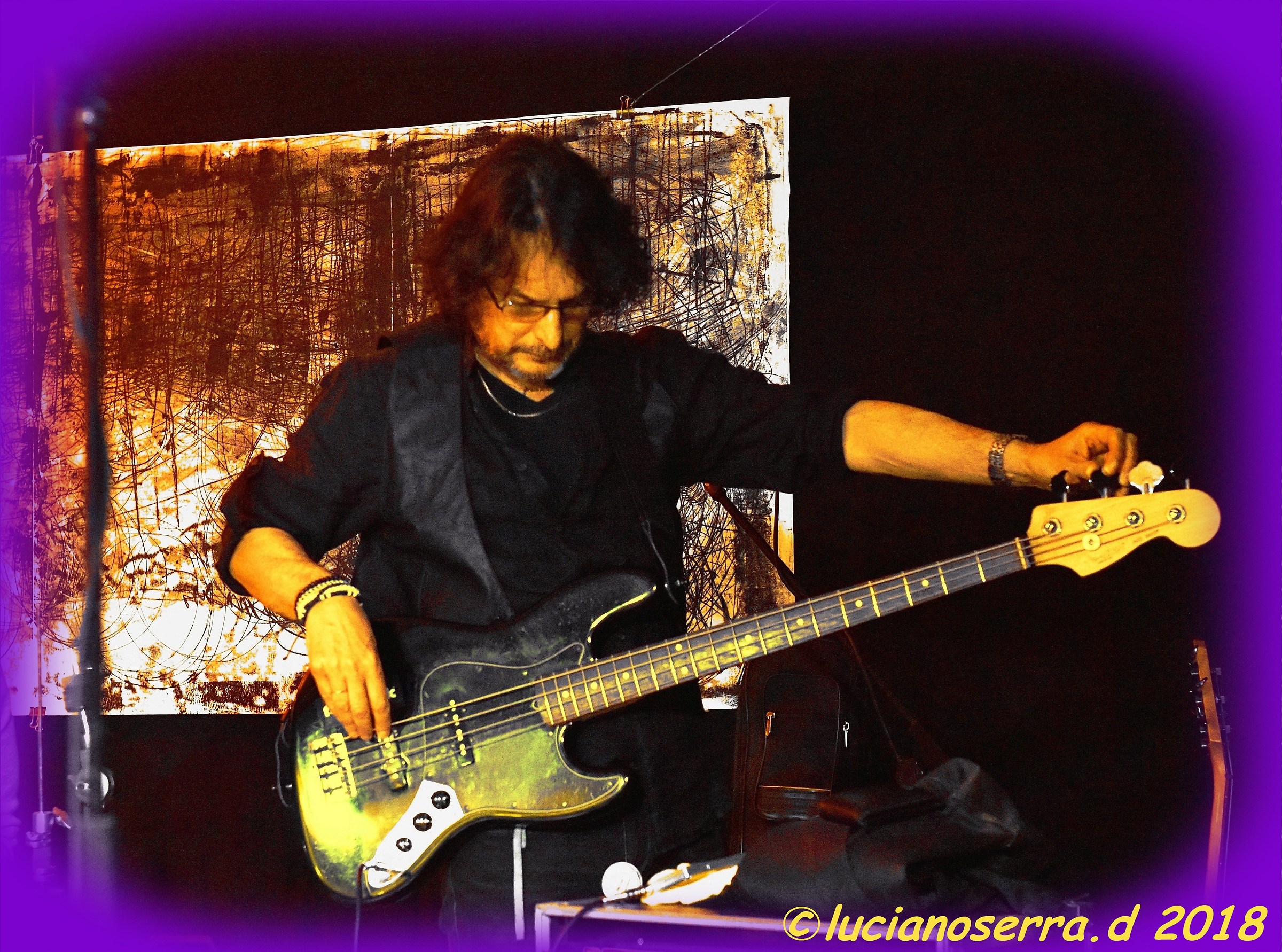 L'accordatura prima del concerto...