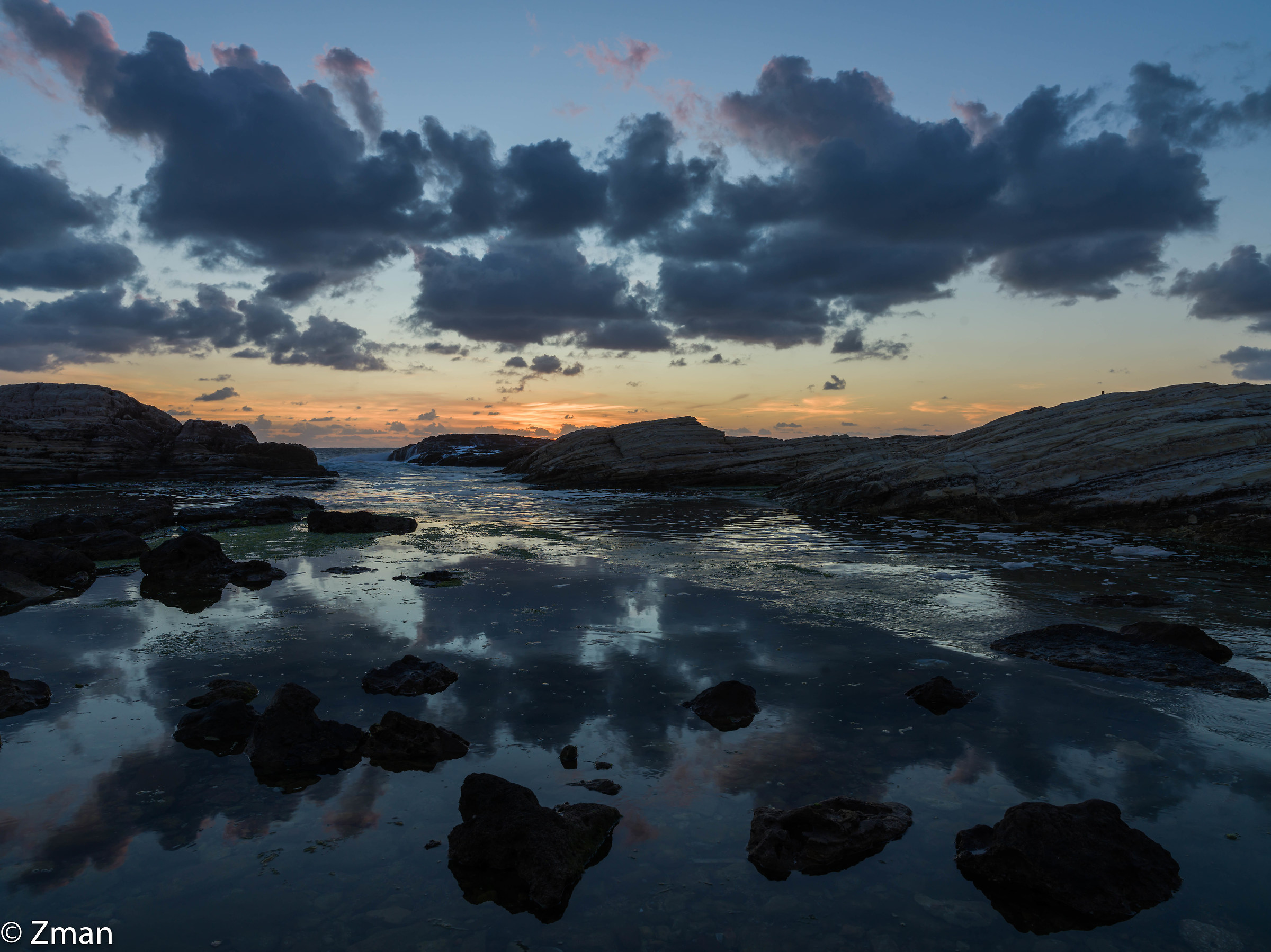 Tramonto alle rocce Al Raouche