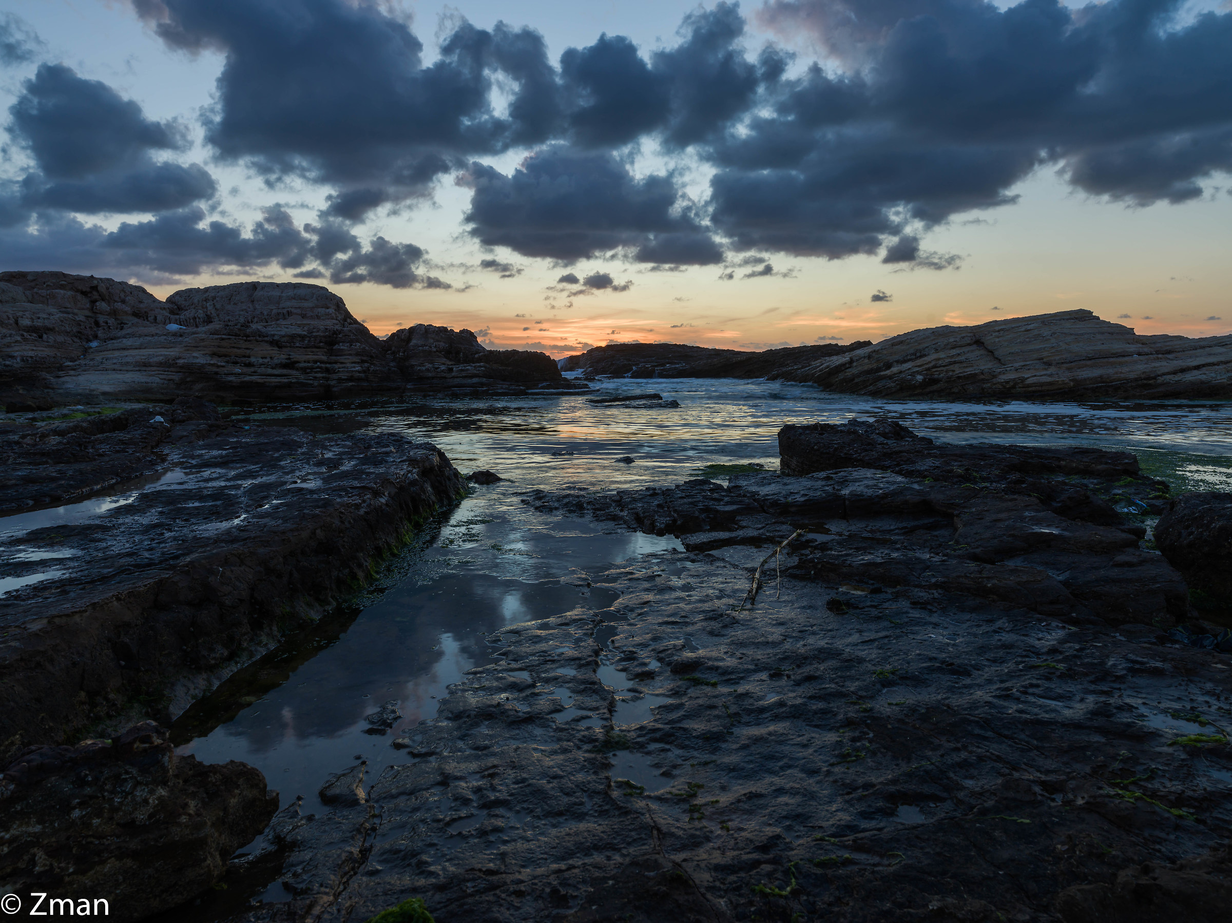 Tramonto alle rocce Al Raouche