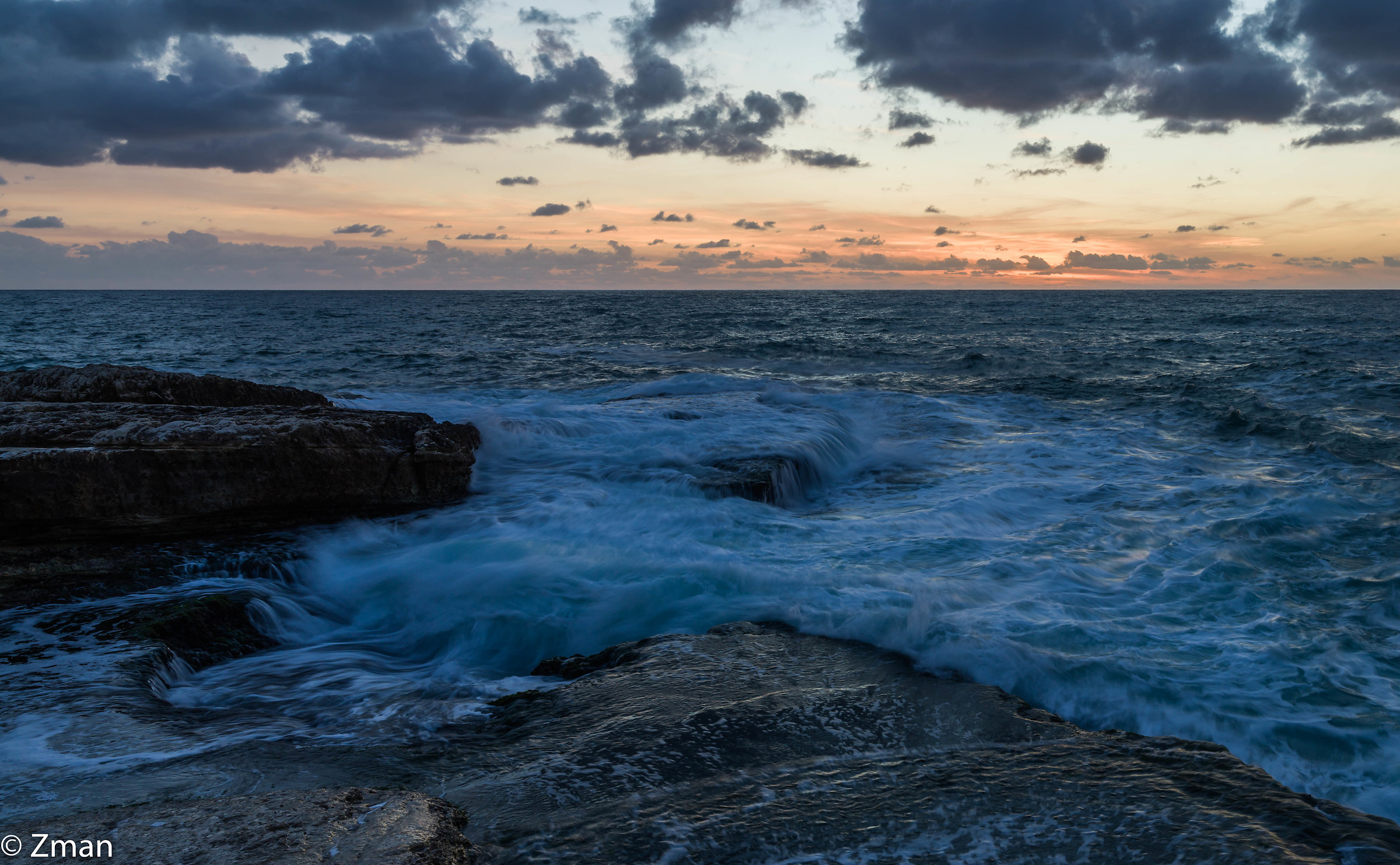 Tramonto alle rocce Al Raouche
