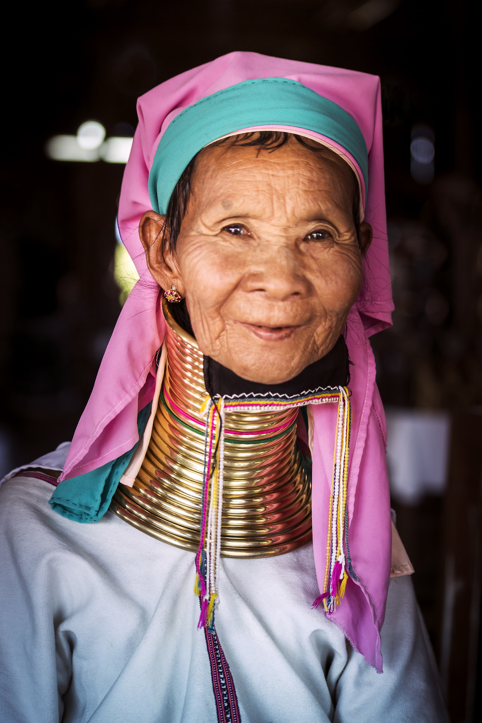 La donna giraffa (Etnia Kayan)