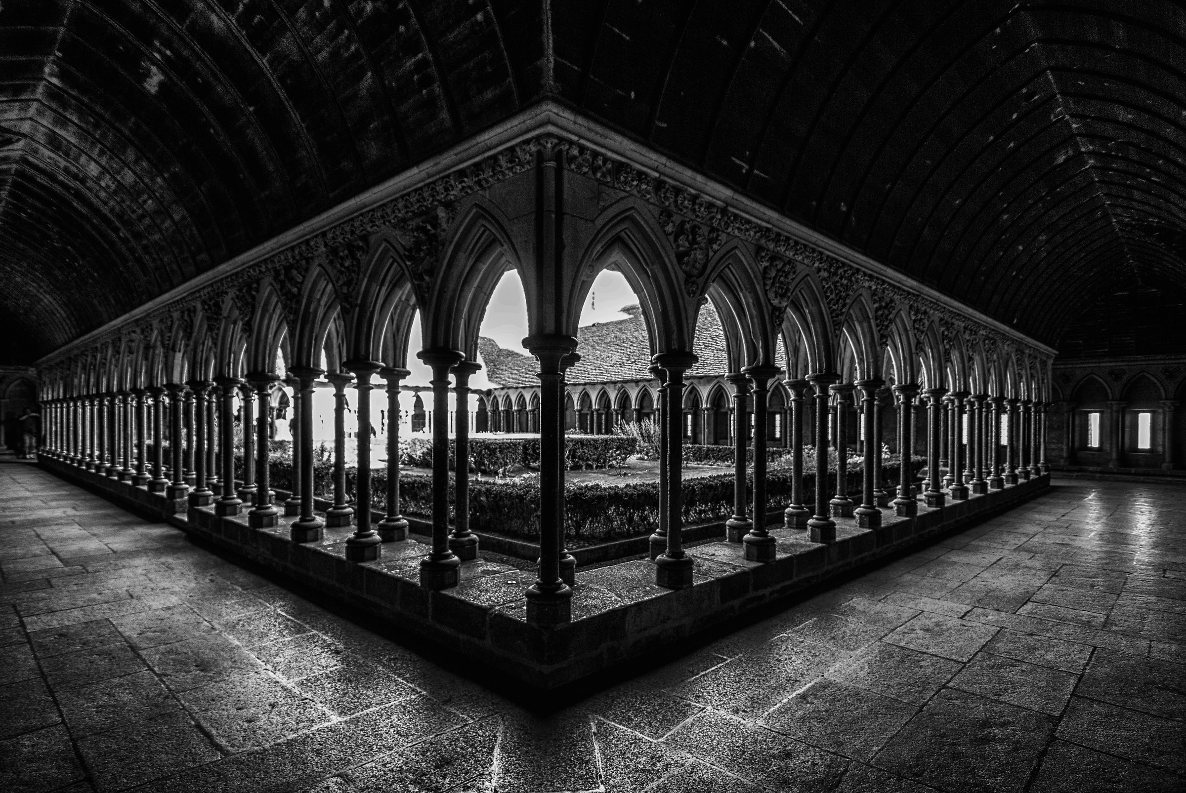 Cloister Mont Saint Michel
