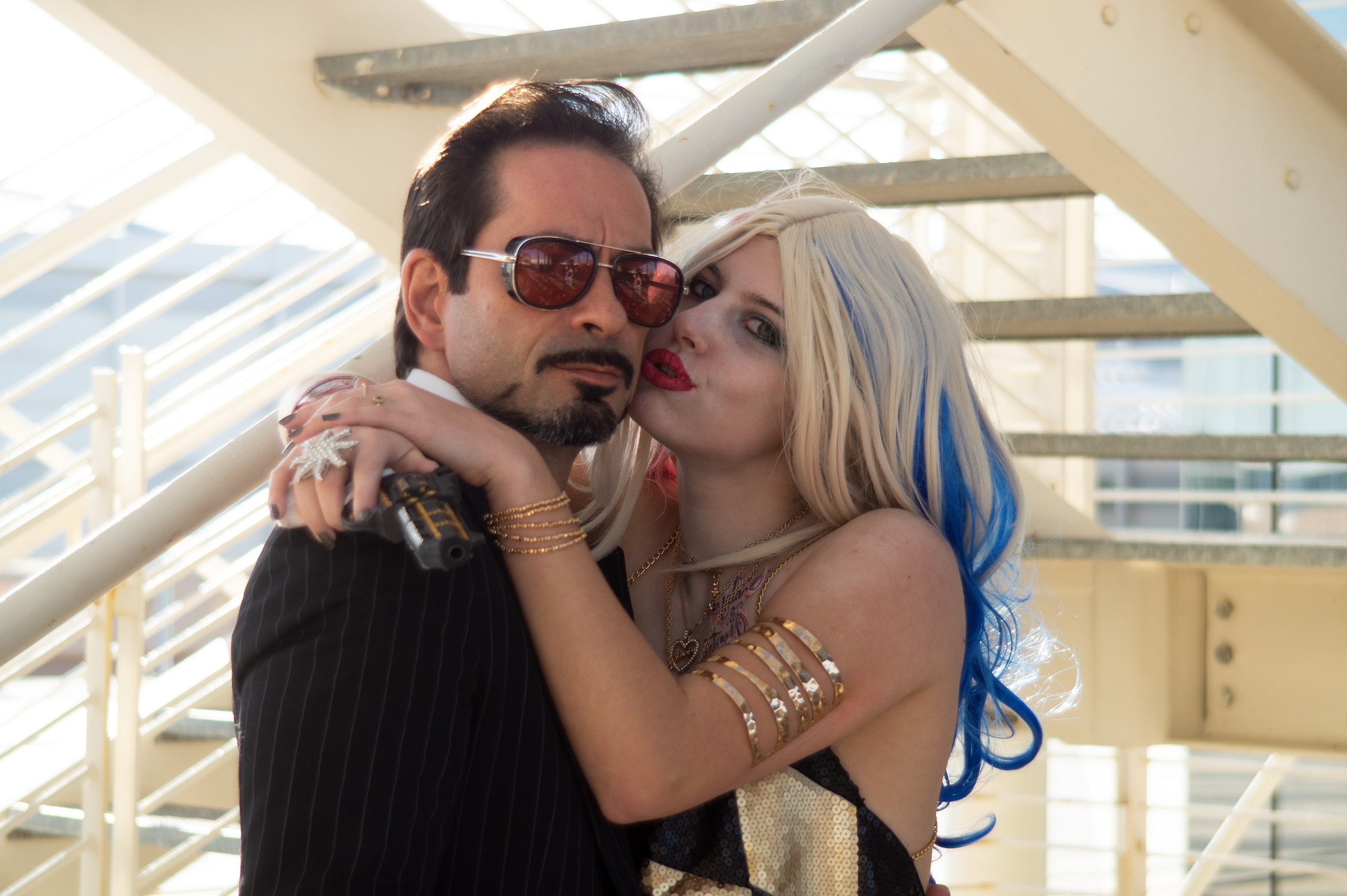 Harley Queen and Tony Stark