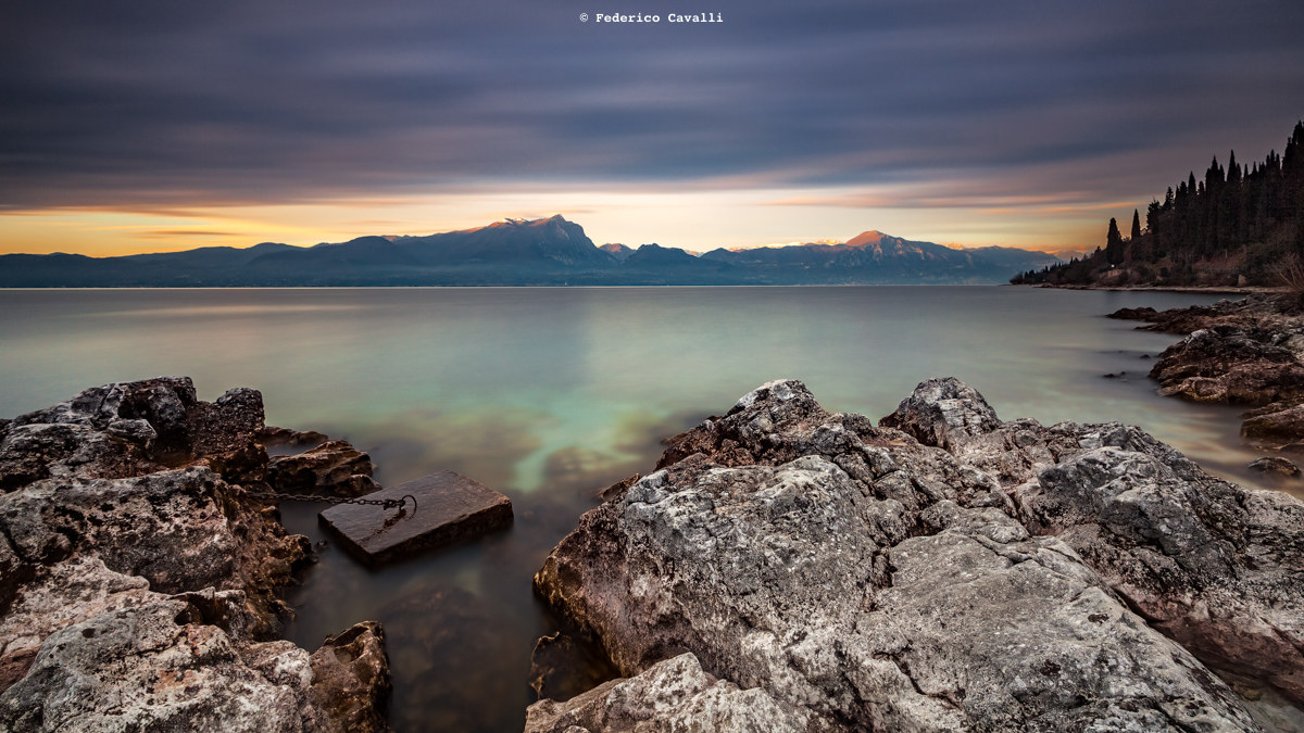 Sunset at the bay of sirens