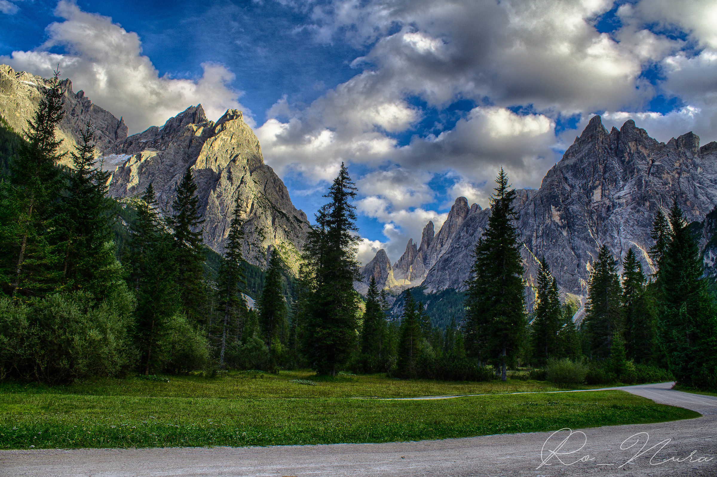 the Sundial of the Dolomites