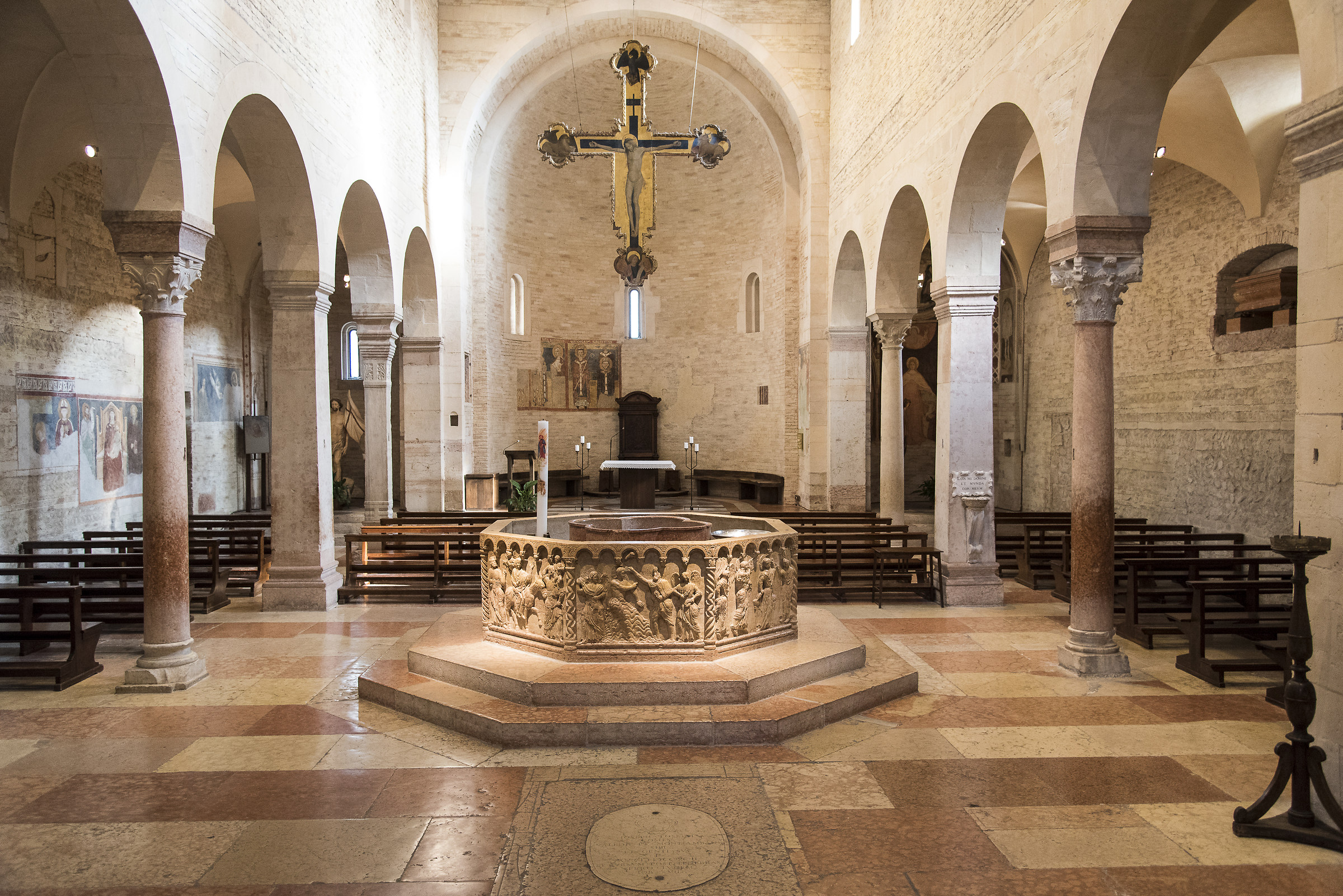 VERONA-BAPTISTRY OF THE CATHEDRAL