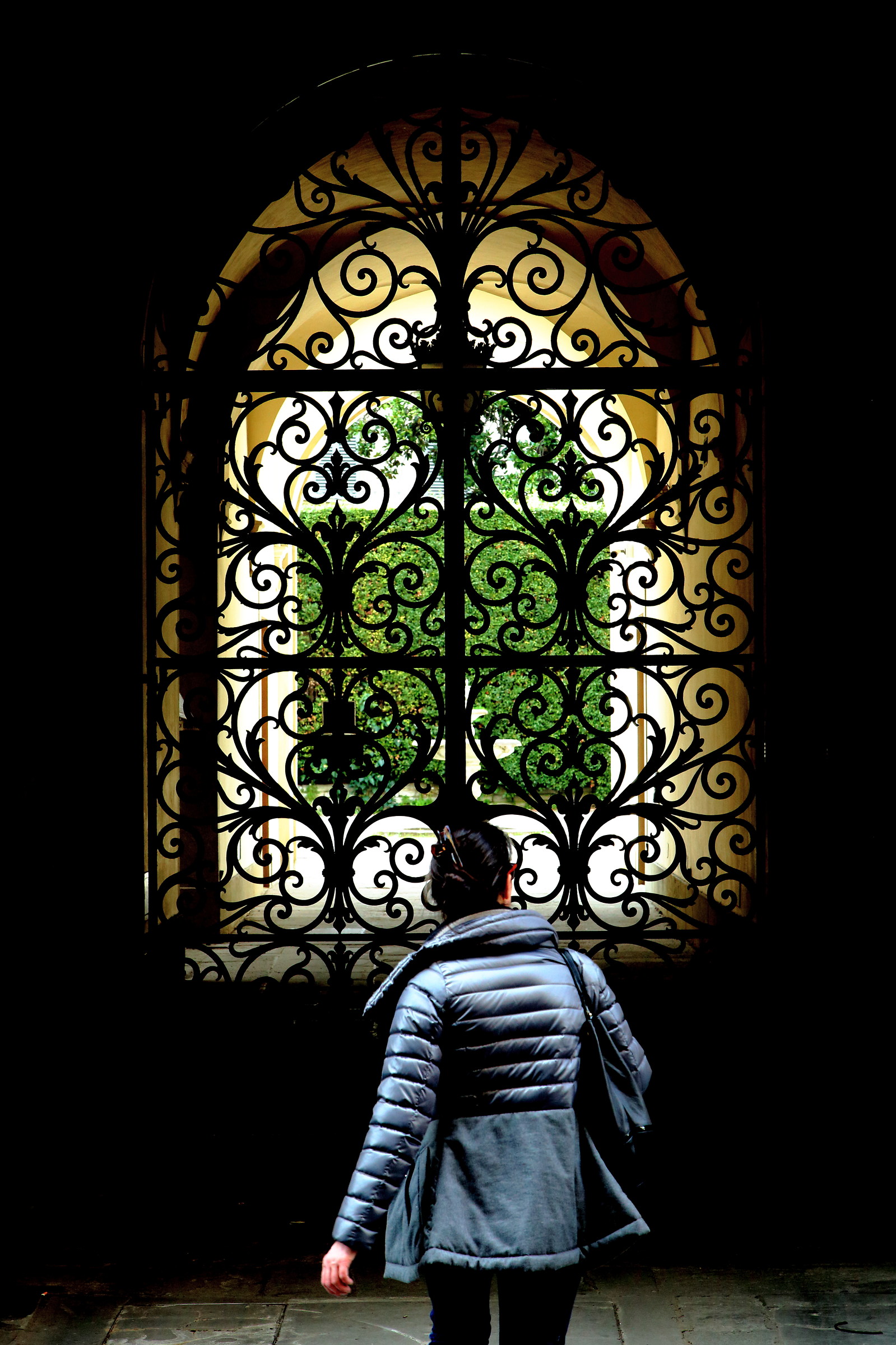 The door to the enchanted garden