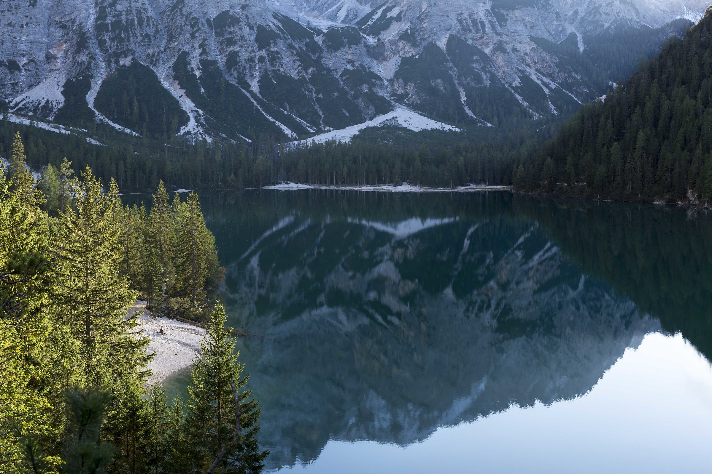Last light on Lake Braies