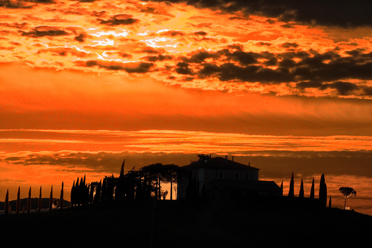 Val d'Orcia-sunset