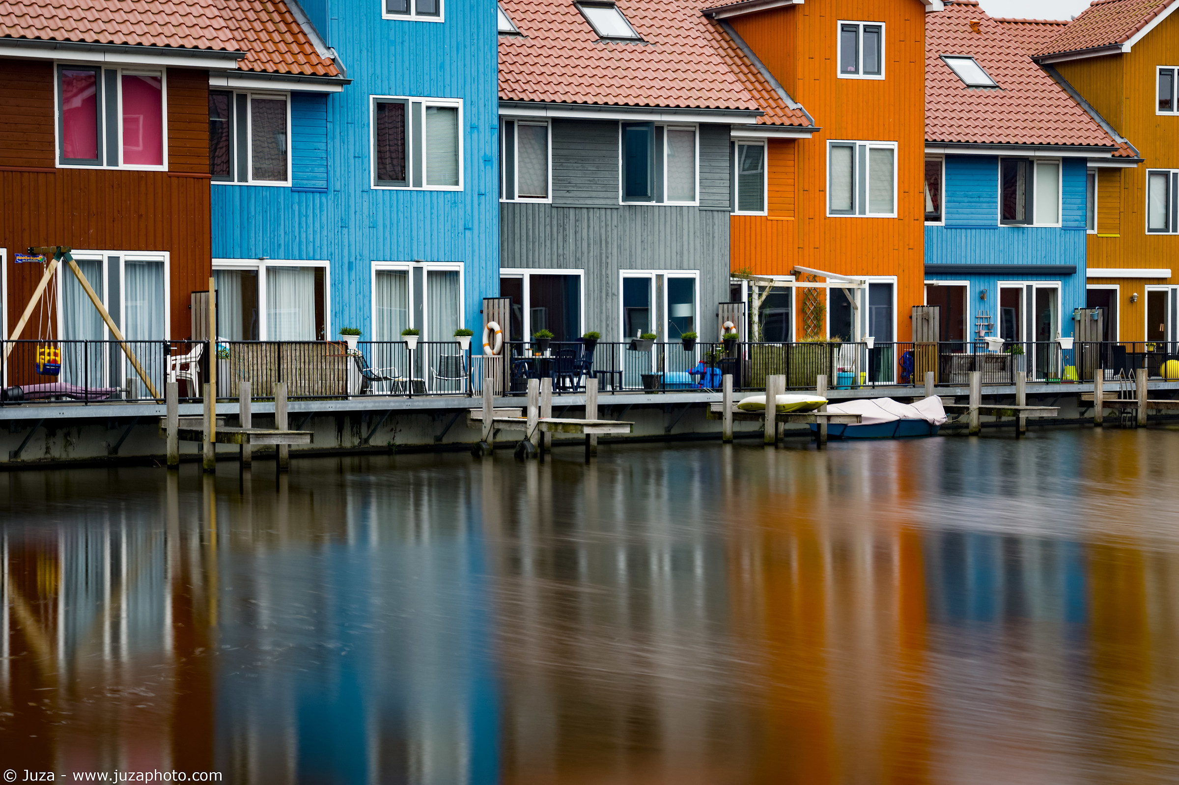 Le case colorate di Reitdiephaven