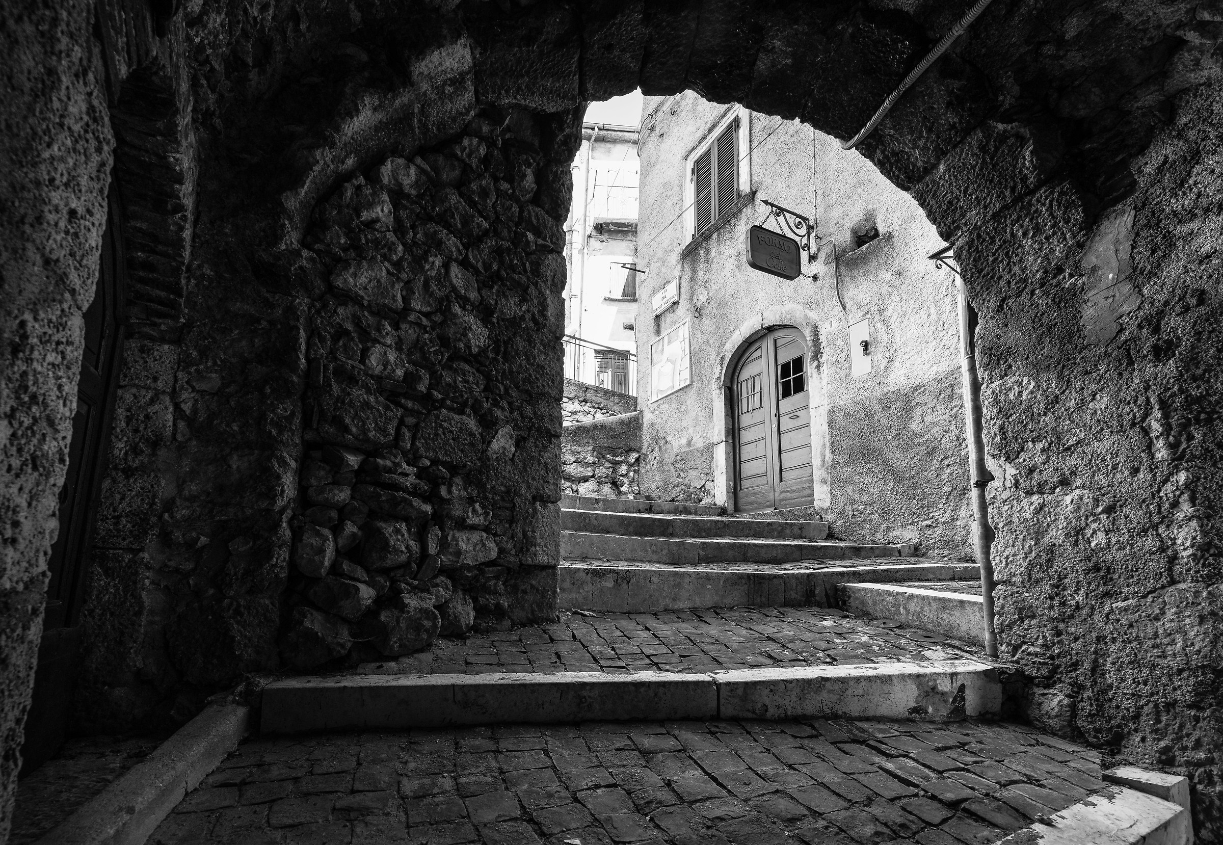 Verso il piccolo forno - Castel Del Monte (Aq)