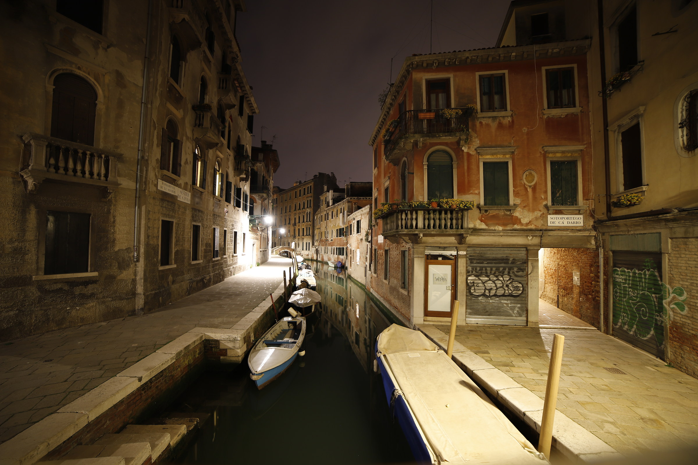 banding sul canale in basso