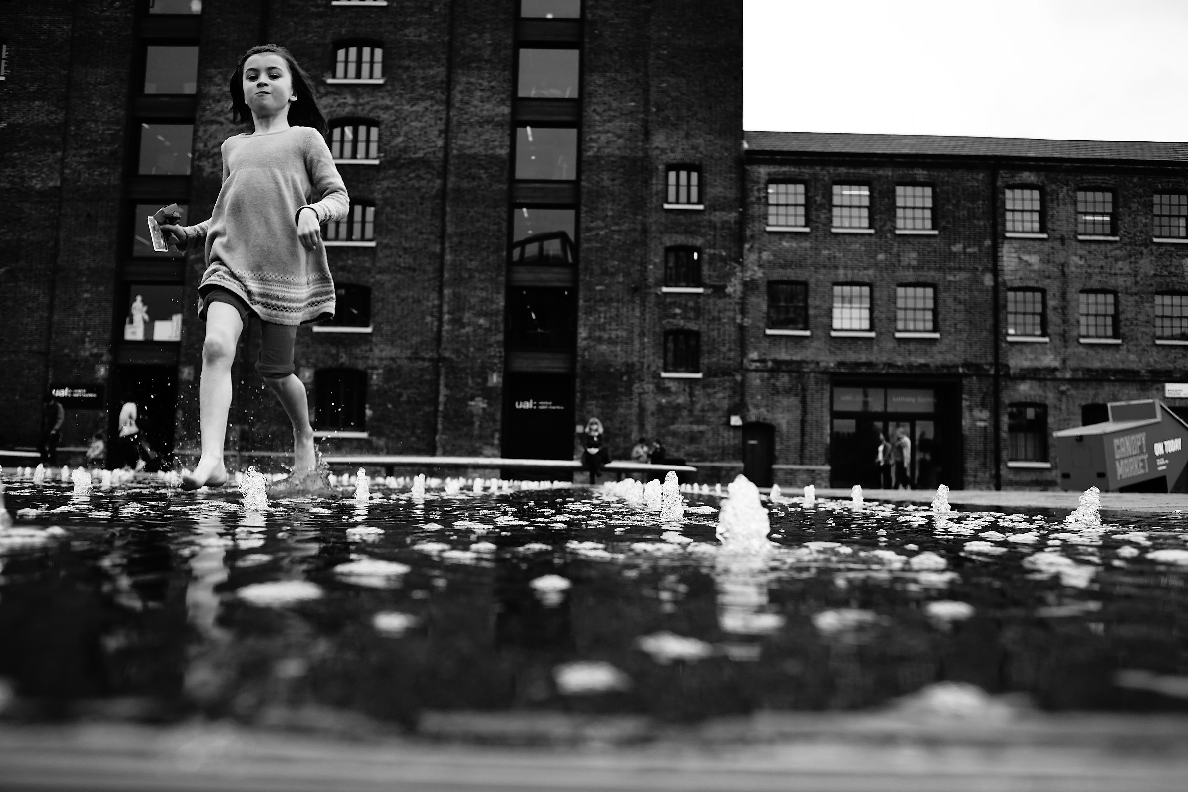 fool around with the water