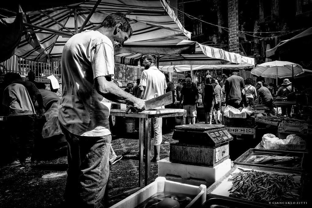 Historical fish market, Catania 2017