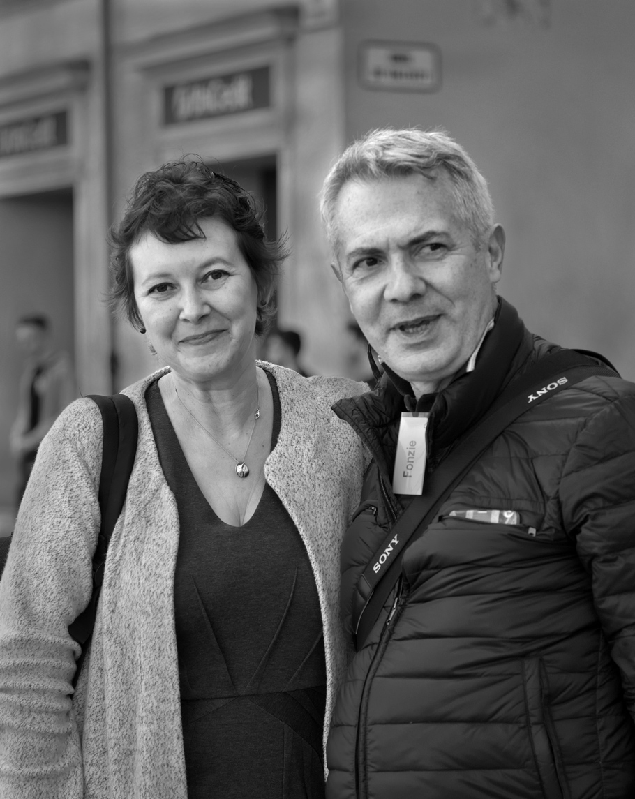 Michela and Fonzie in Bologna