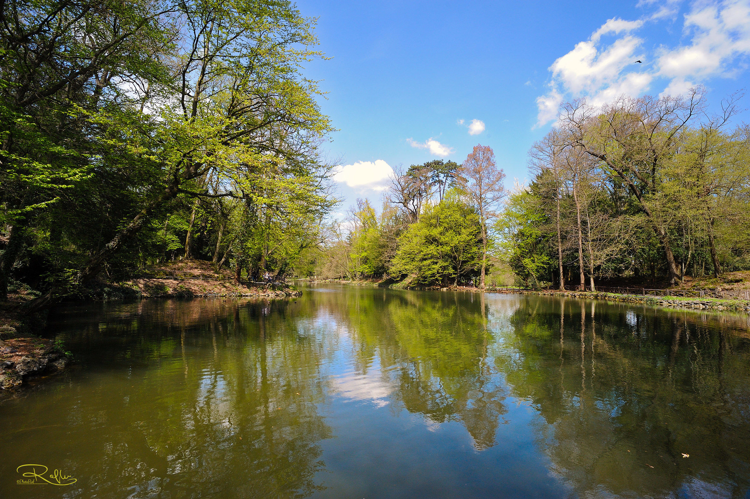 Pond and Royal gardens-Monza