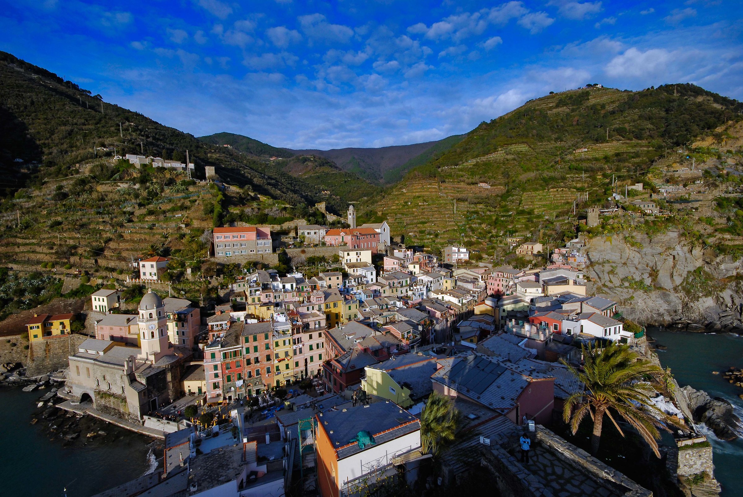 VERNAZZA FROM ABOVE