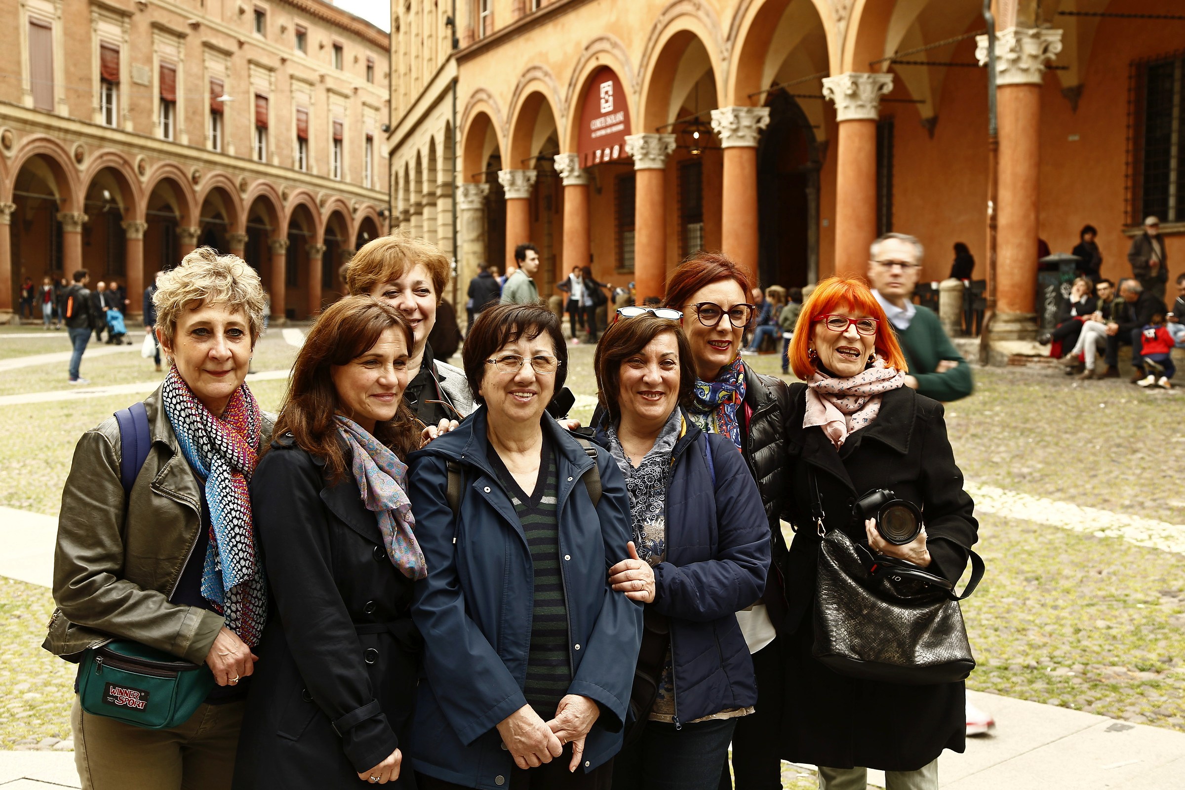 Brave fotografe e pazienti accompagnatrici