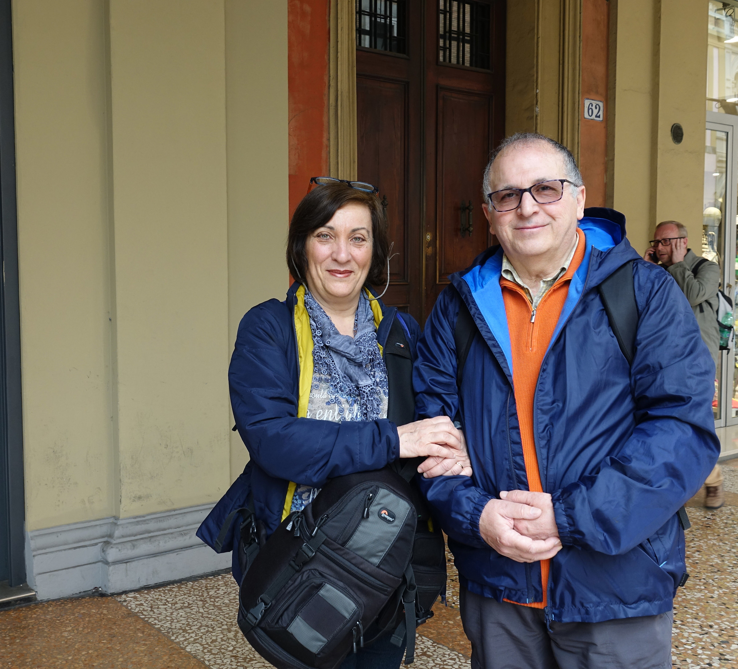 le coppie - Maurizio e signora molto carina e paziente