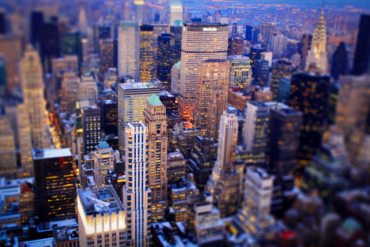 New York City sight from Empire State Building