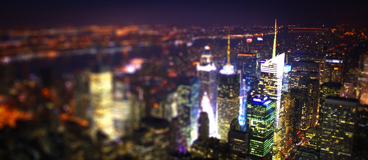 New York City sight from Empire State Building