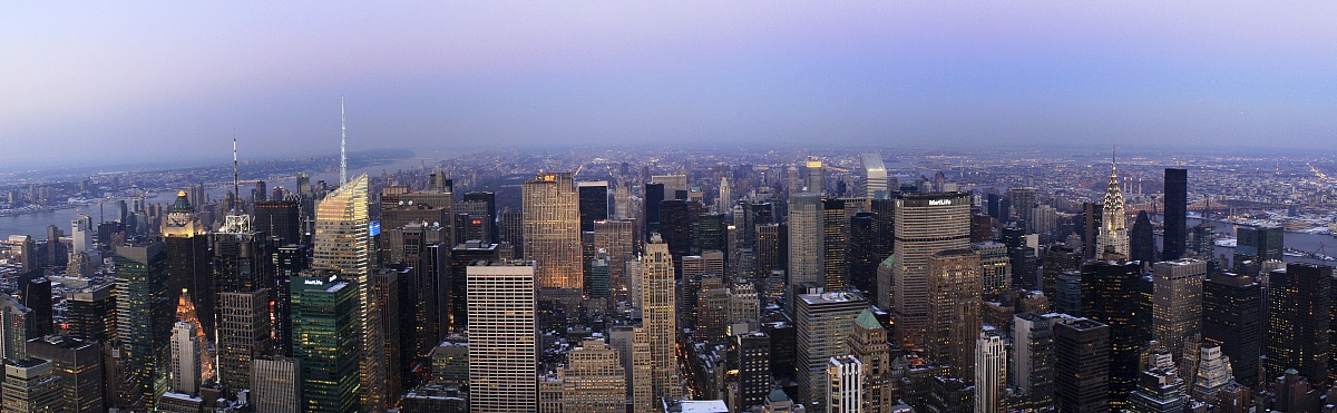 New York City sight from Empire State Building