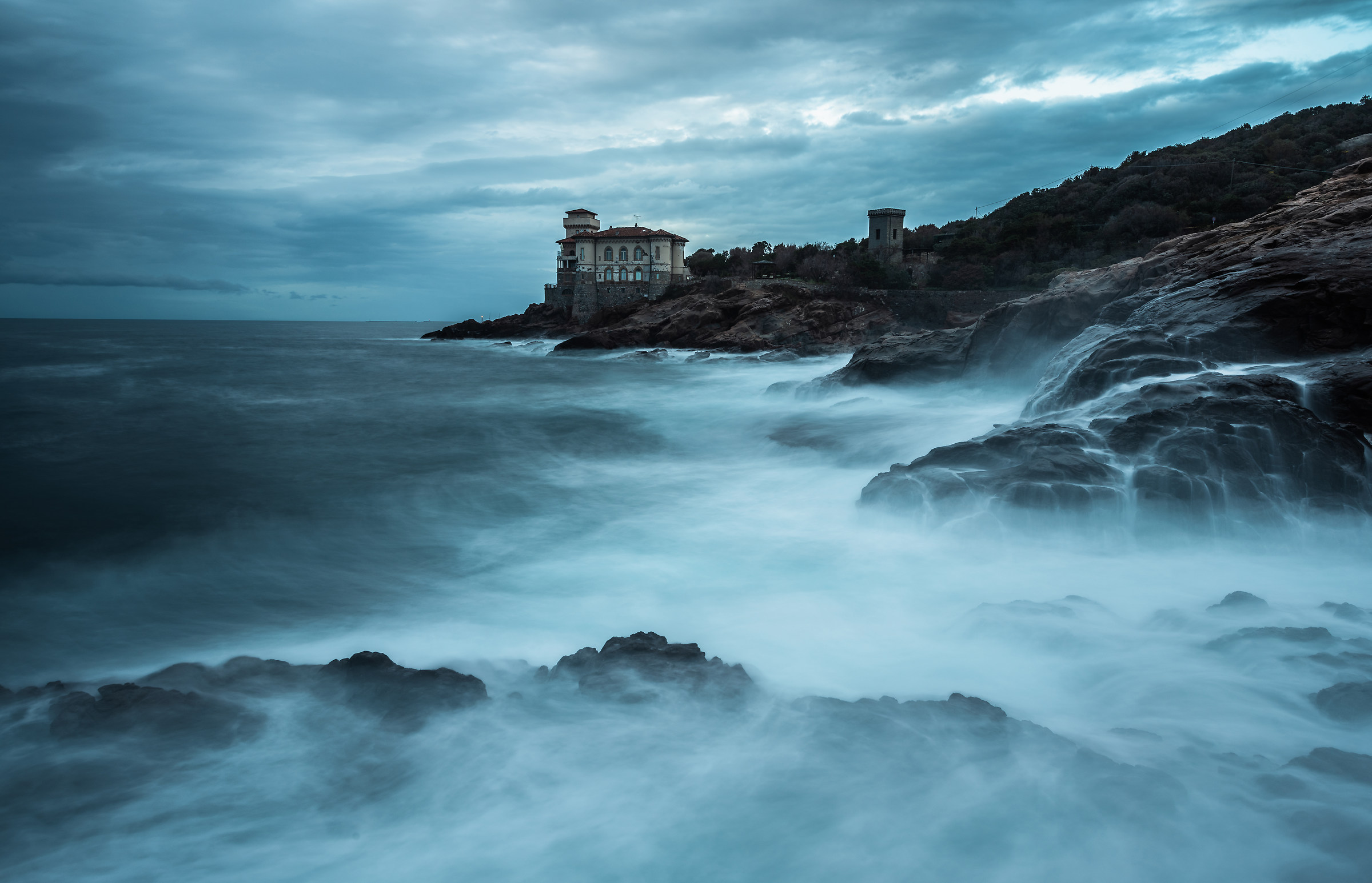 "Mareggiata sul Boccale"