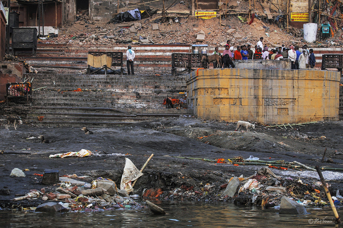 Assi Ghat after burning