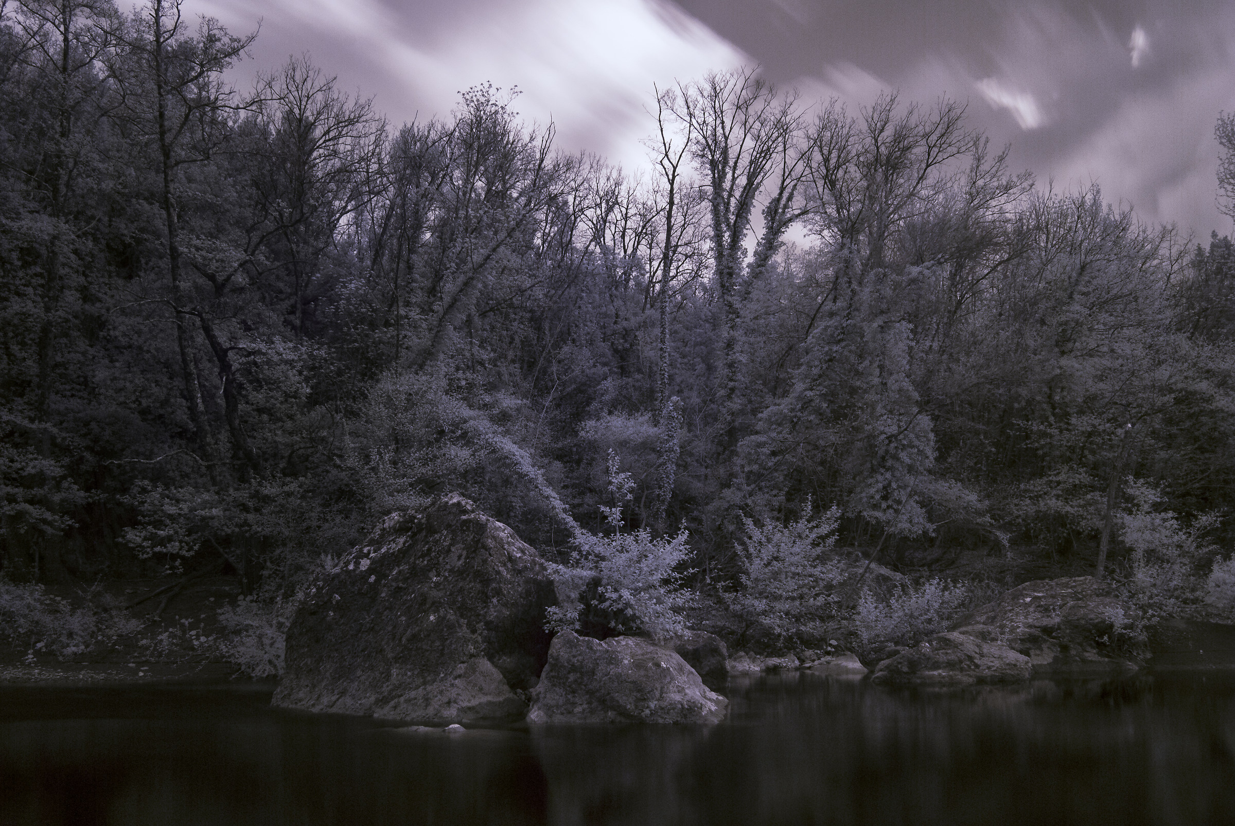 Along the river-Infrared