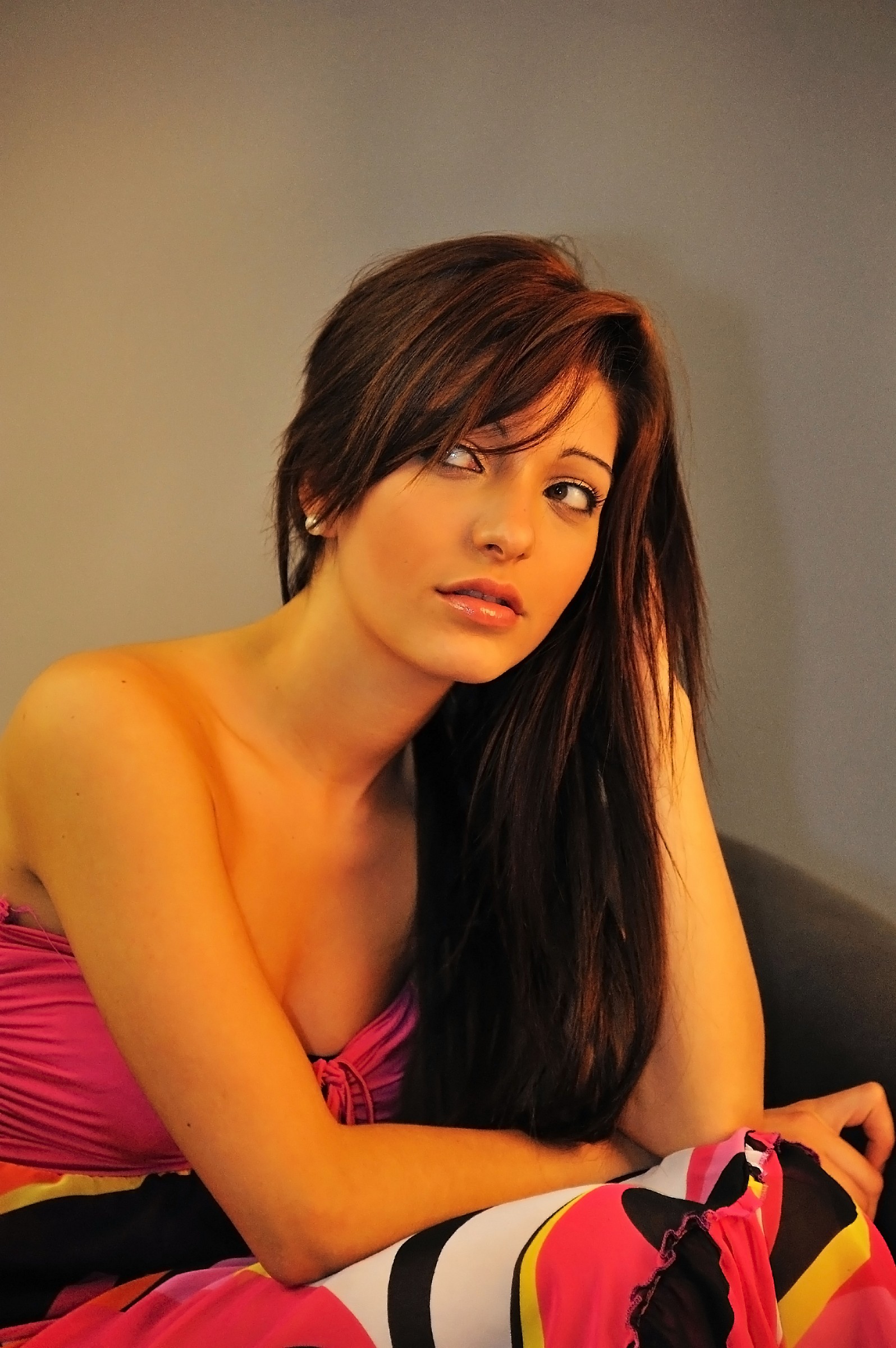 ....sguardo della modella....