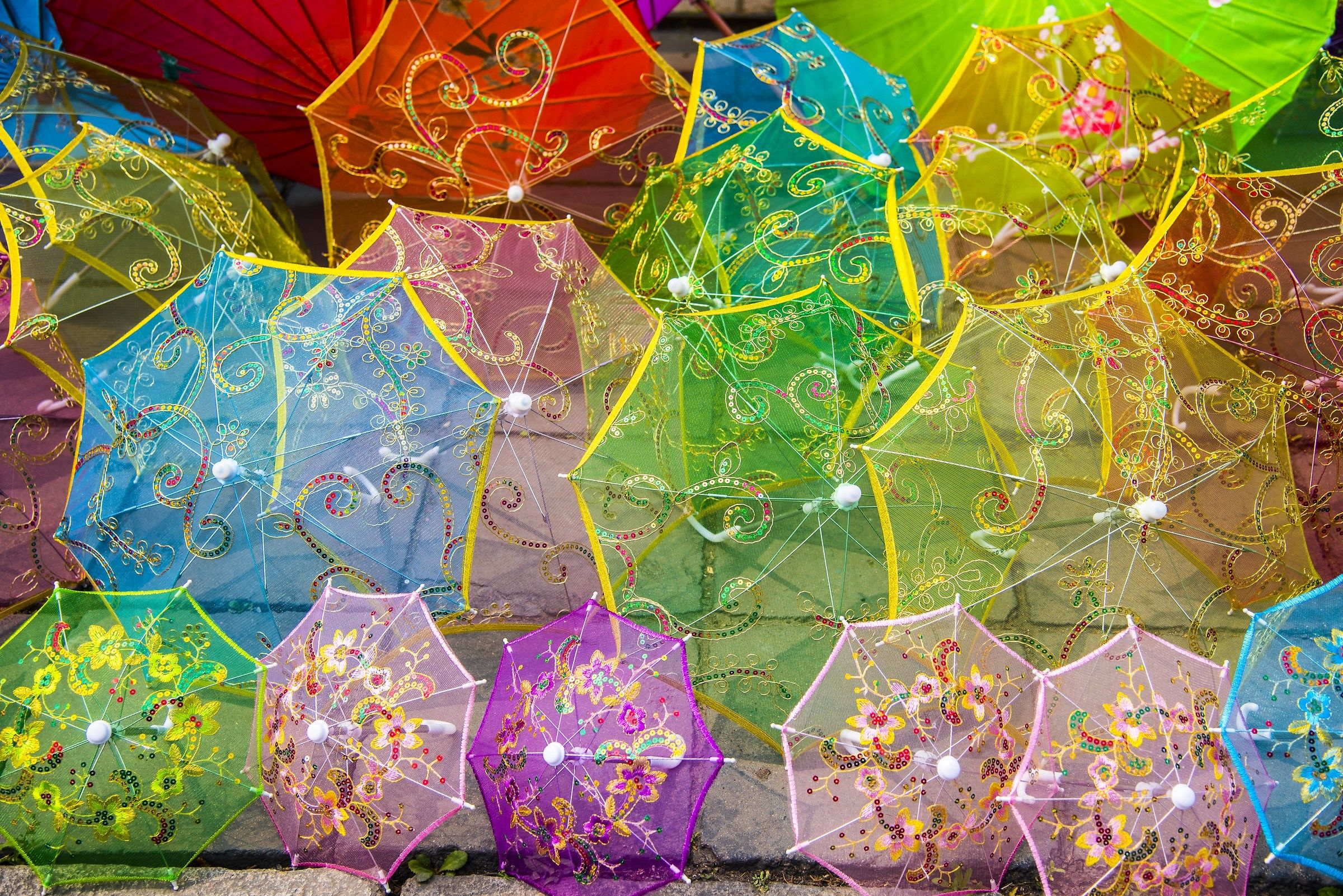 China-umbrellas in Xian