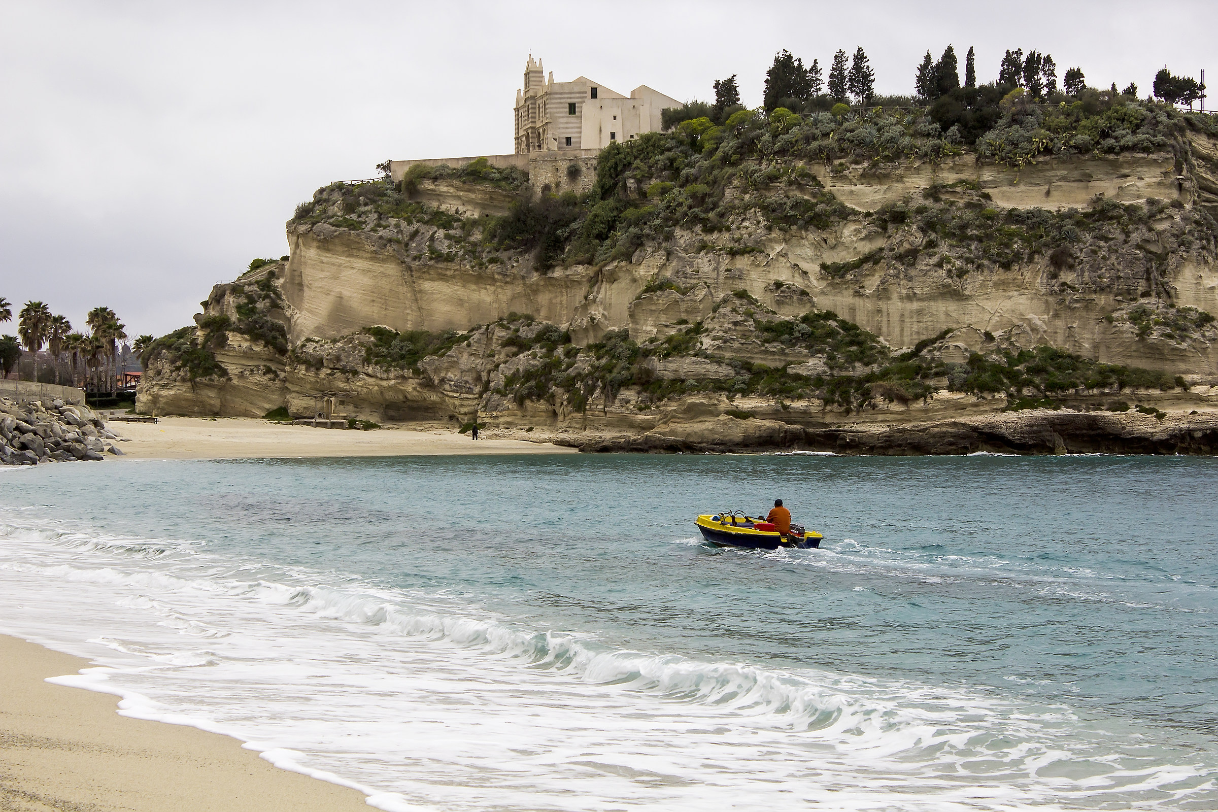 As long as the boat goes