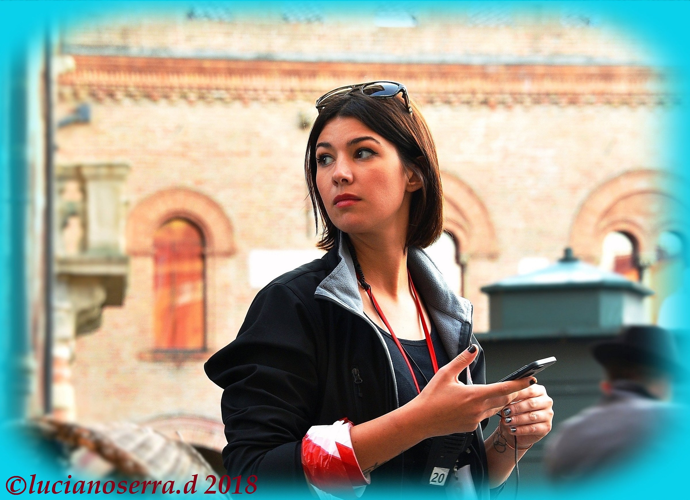 Ginevra Lamborghini sul set del film Lamborghini