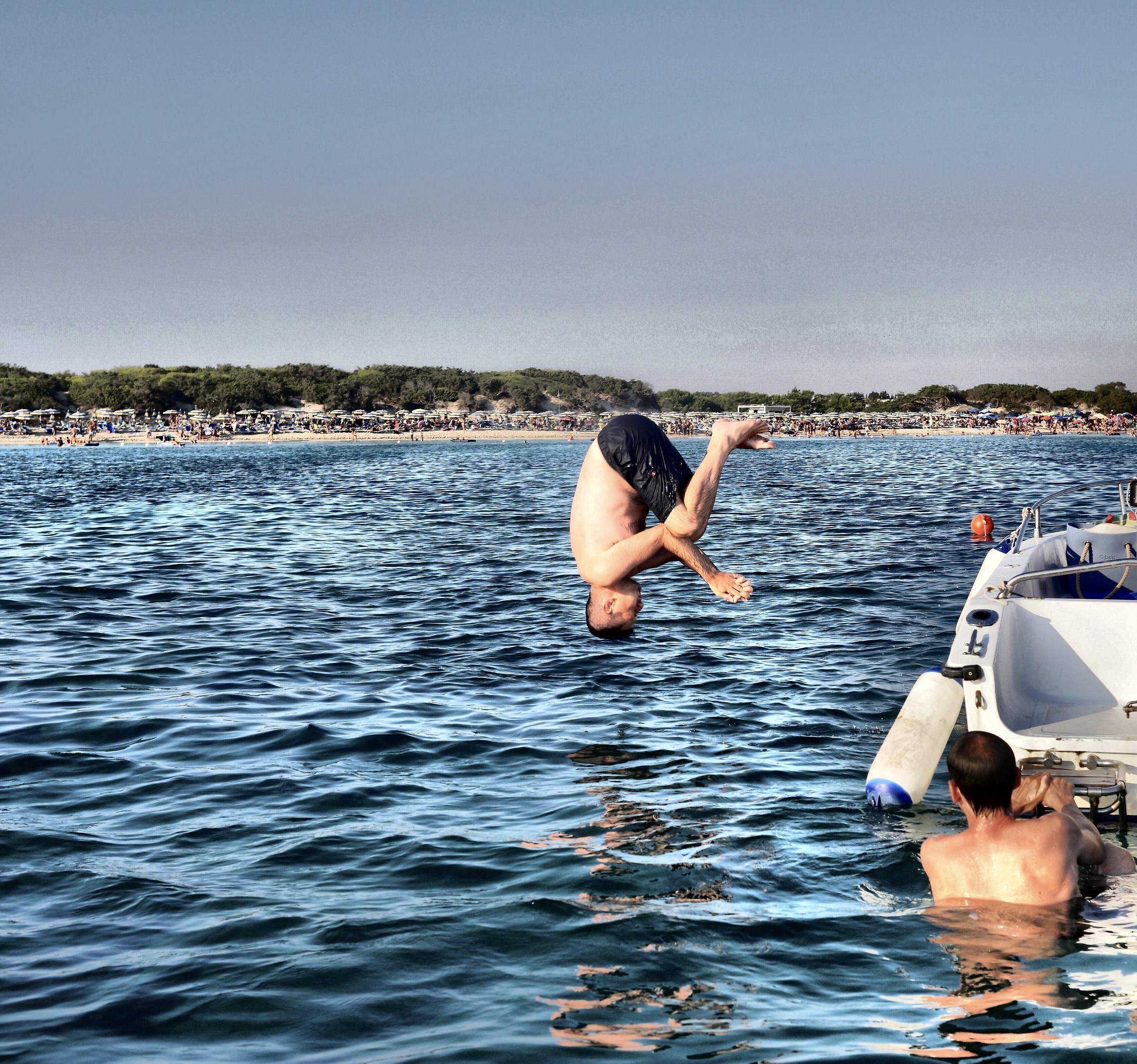 A dive into the blue