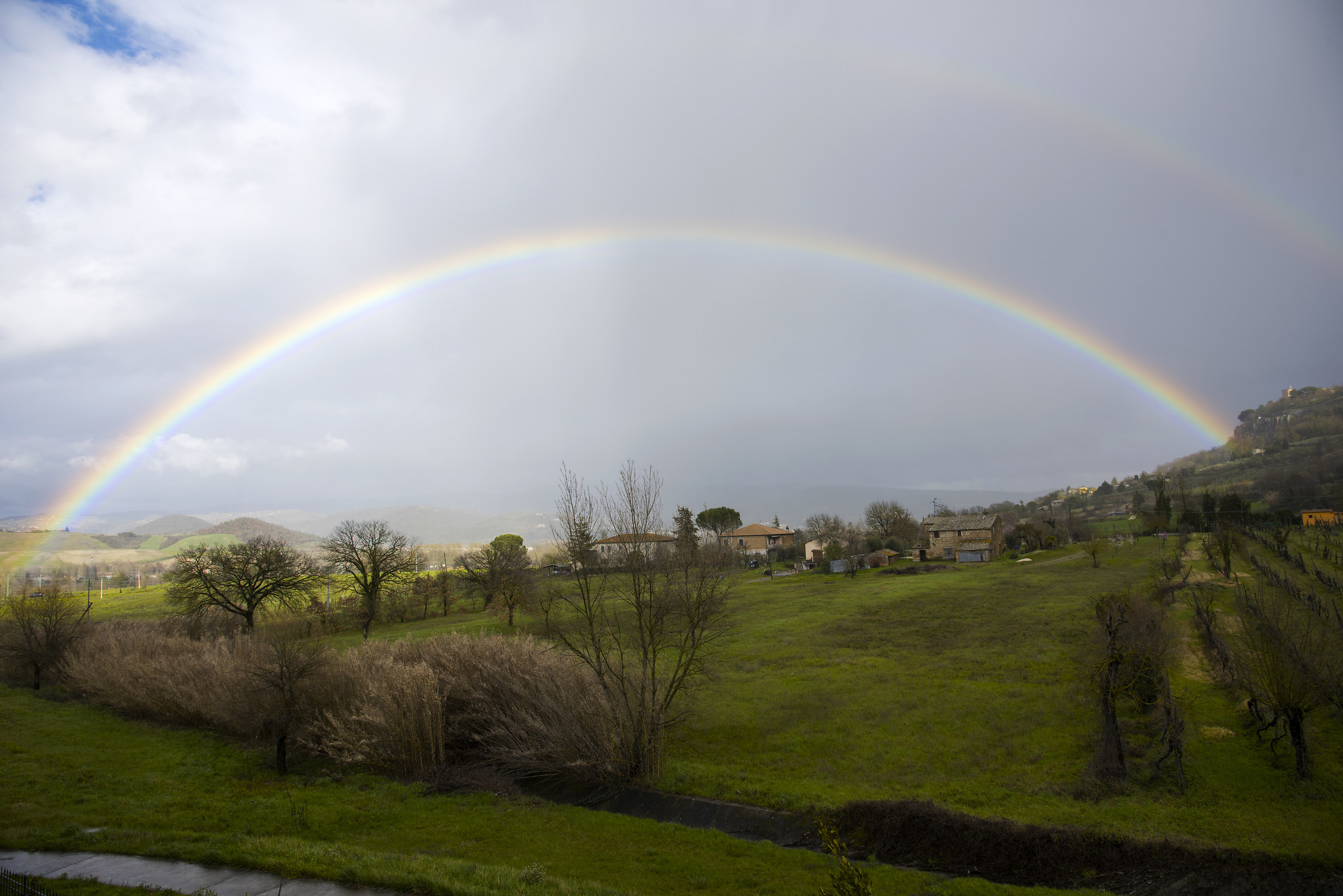 Tra sole e pioggia...