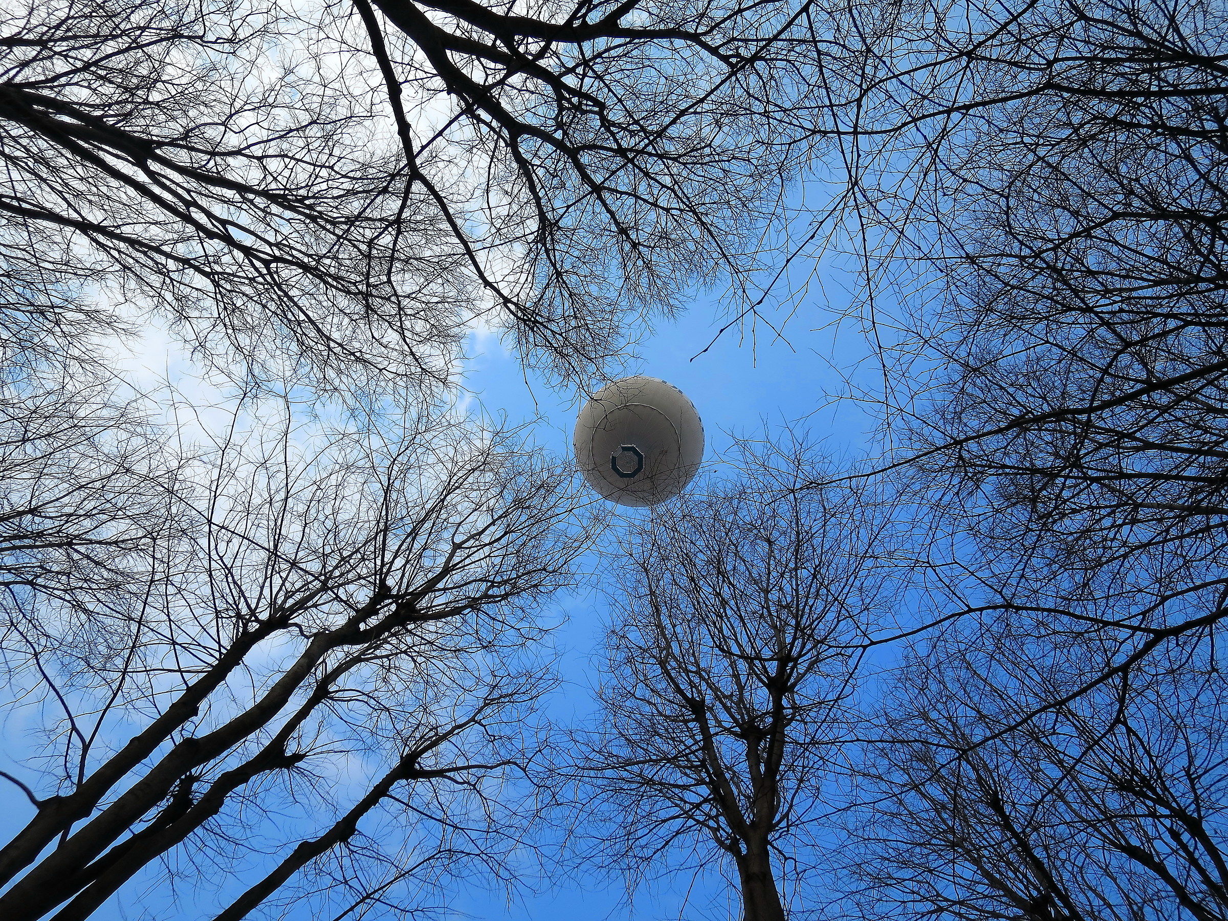 The flight of the balloon