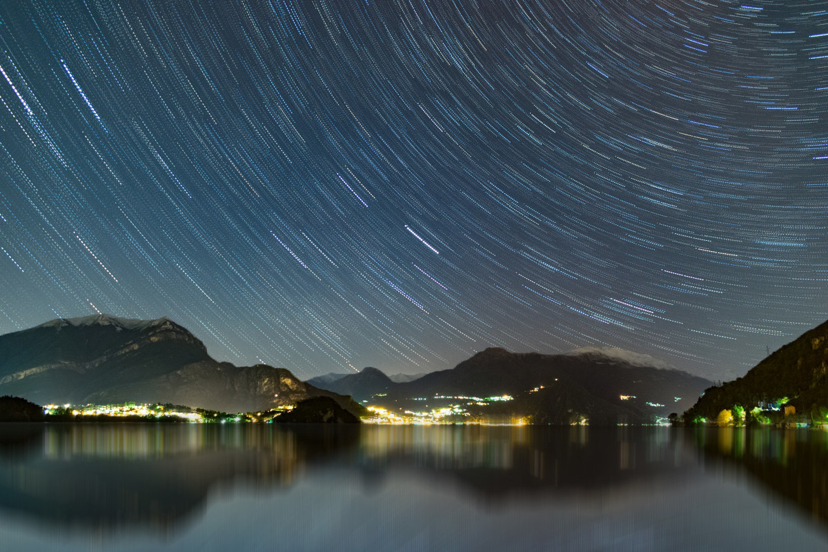 Startrail Lierna