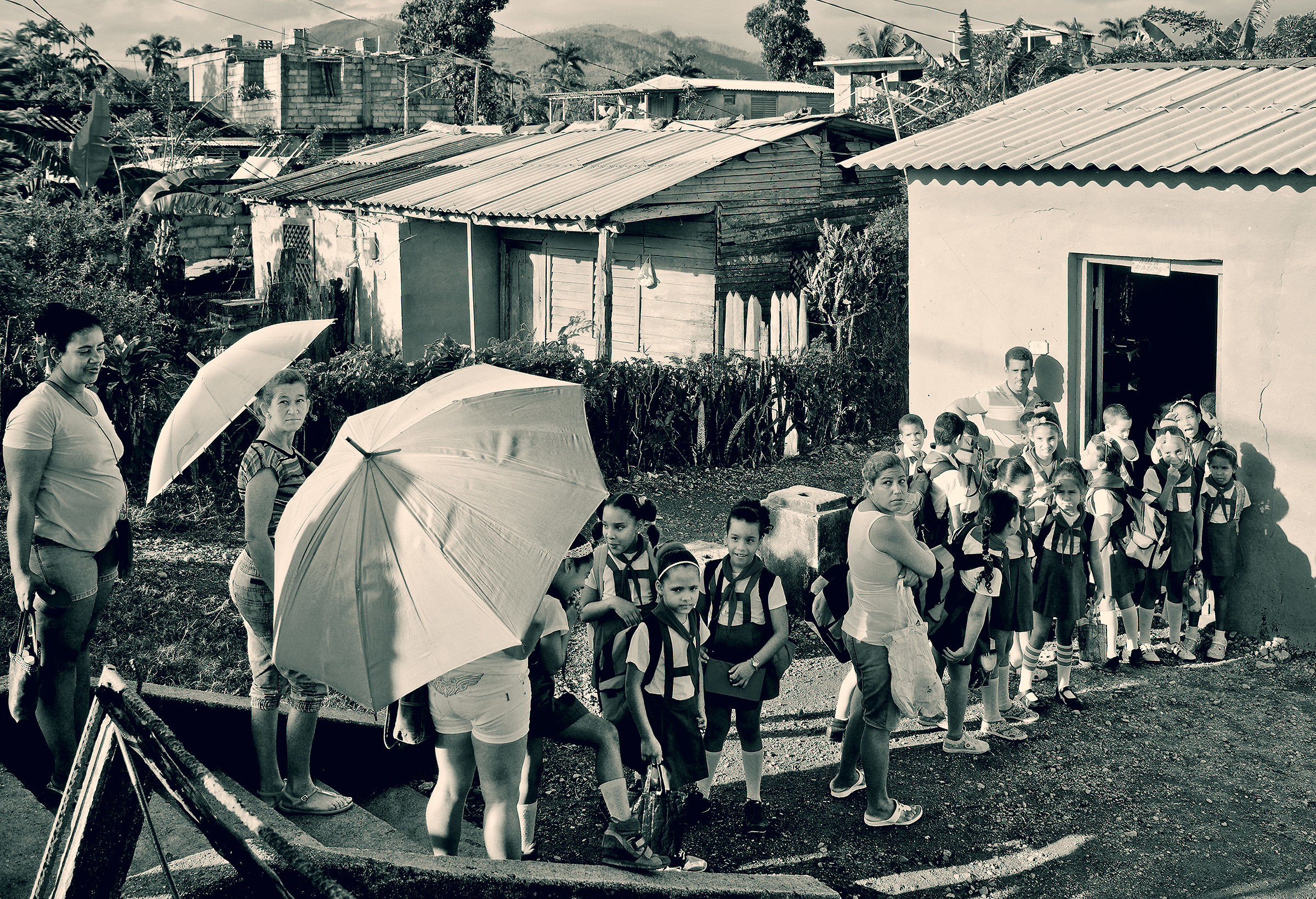 Andando a scuola a Cuba