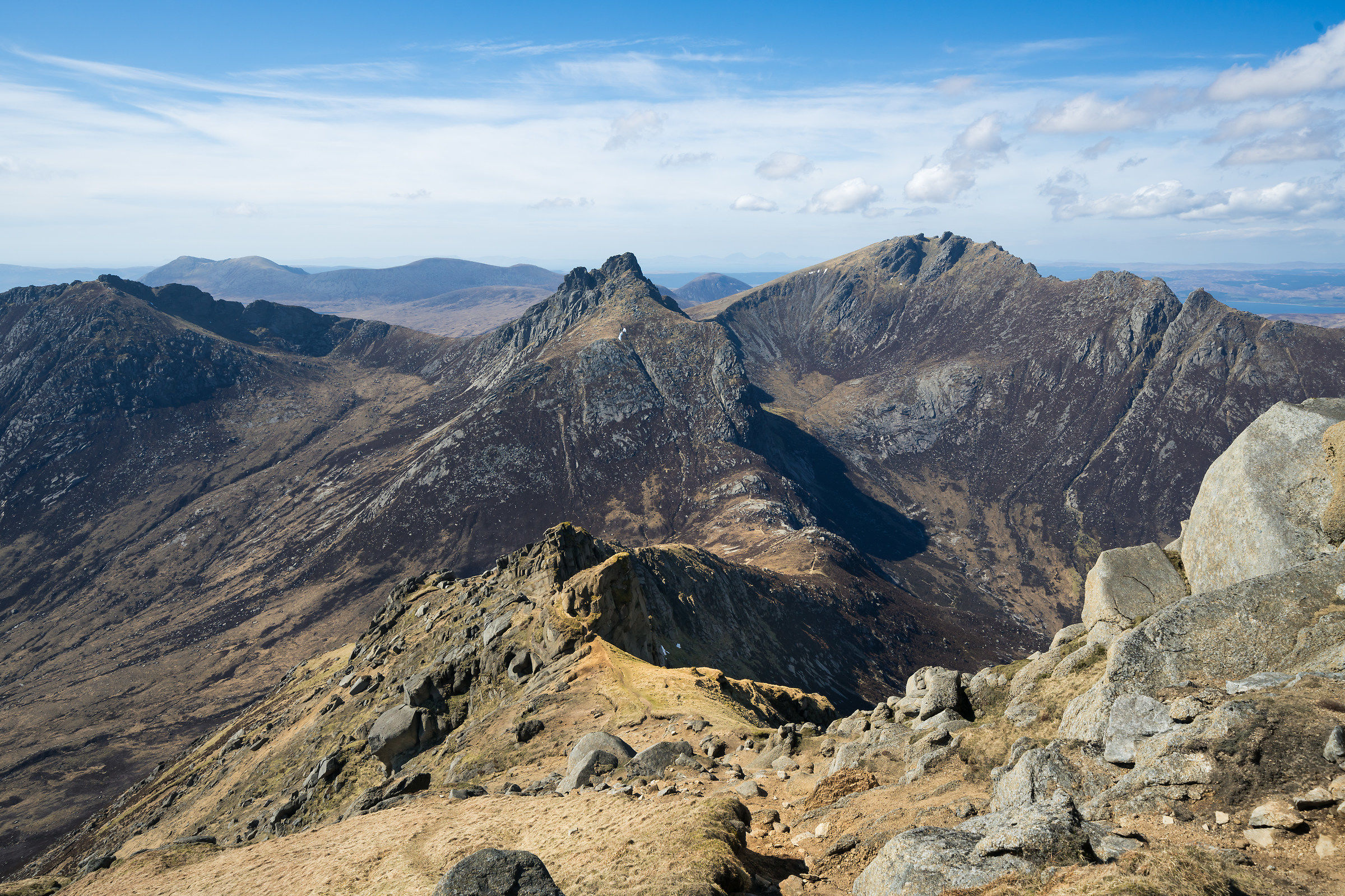 Walking on ridges of Arran 1